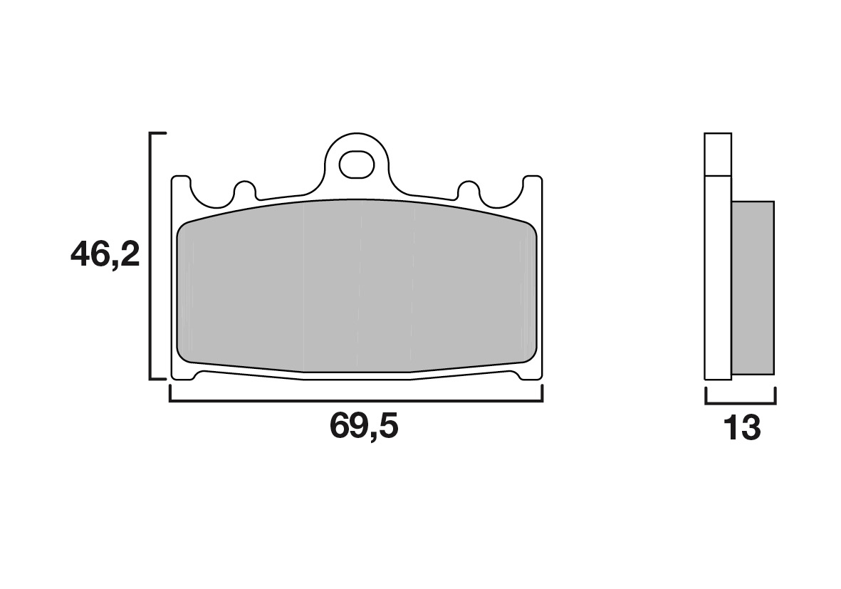 Brembo remblokken