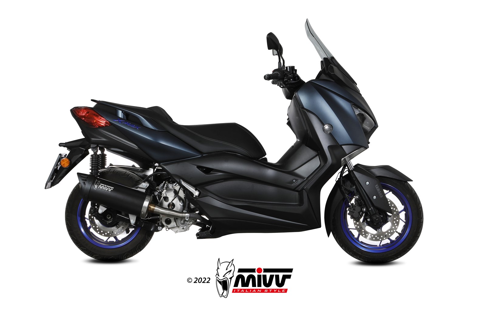 MIVV Mover Slip On uitlaat Yamaha X-Max 300 / Tech Max (2021-2024) BI-1122091001 1