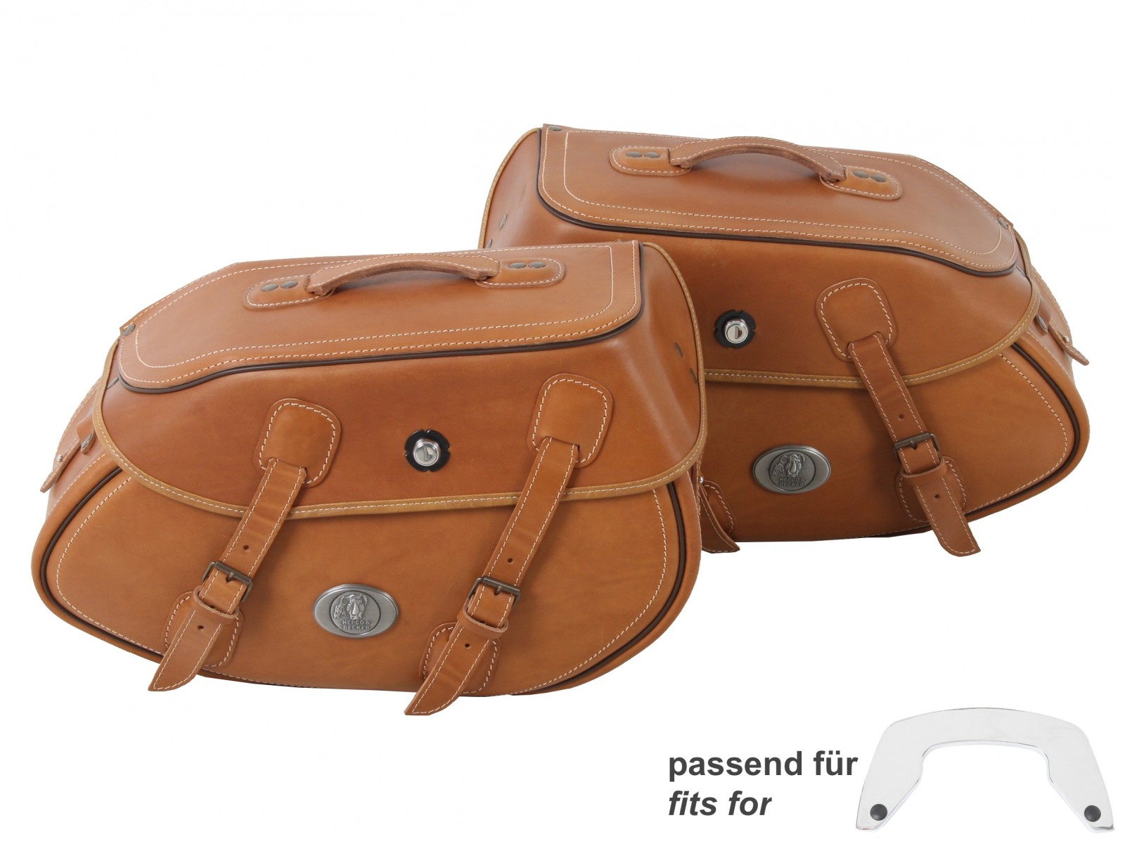 Hepco en Becker Buffalo Brown C-Bow zijtassen