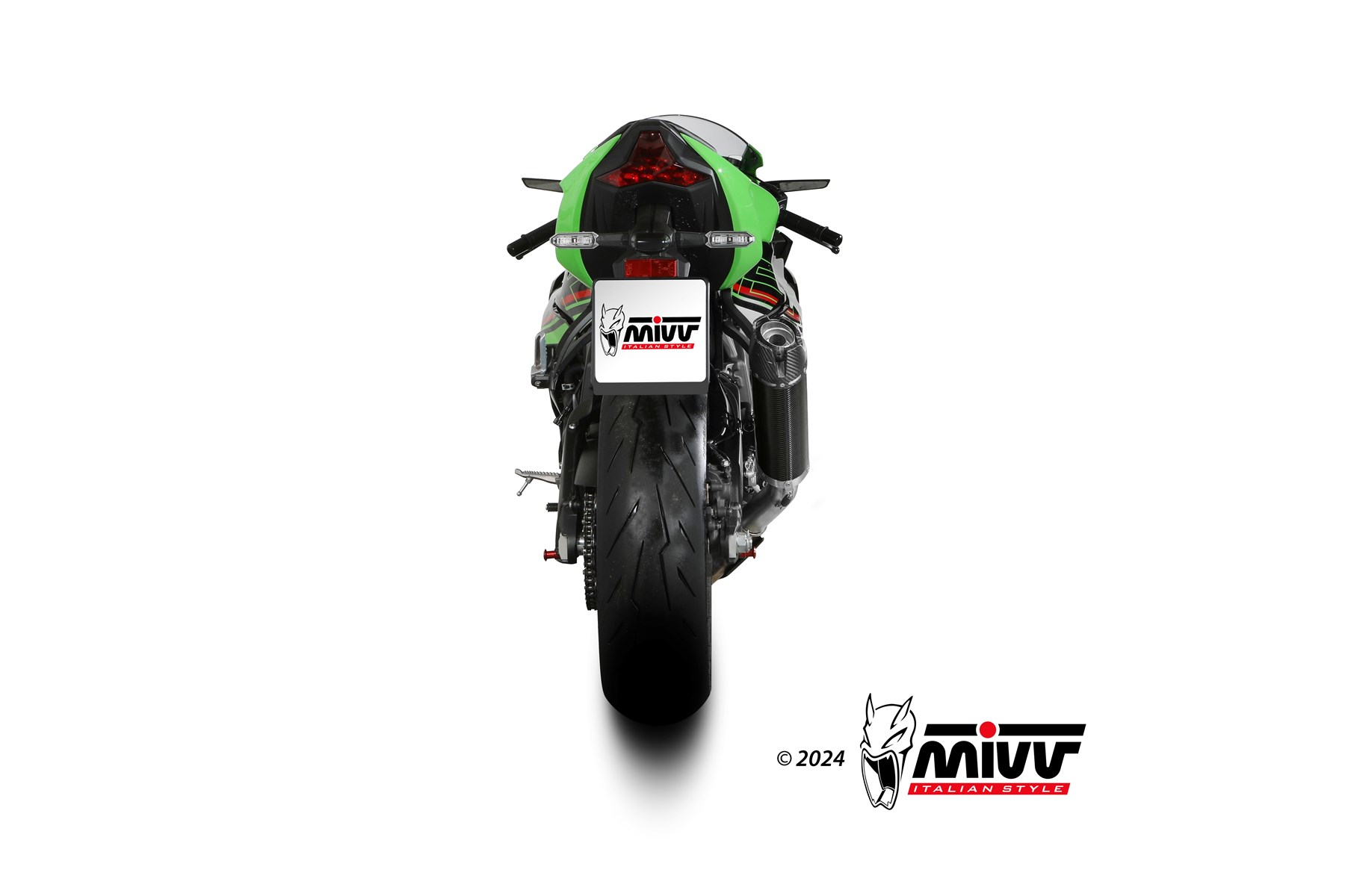 MIVV AK-1 Slip On uitlaat Kawasaki Ninja ZX-6R (2024-) BI-1129290001 3