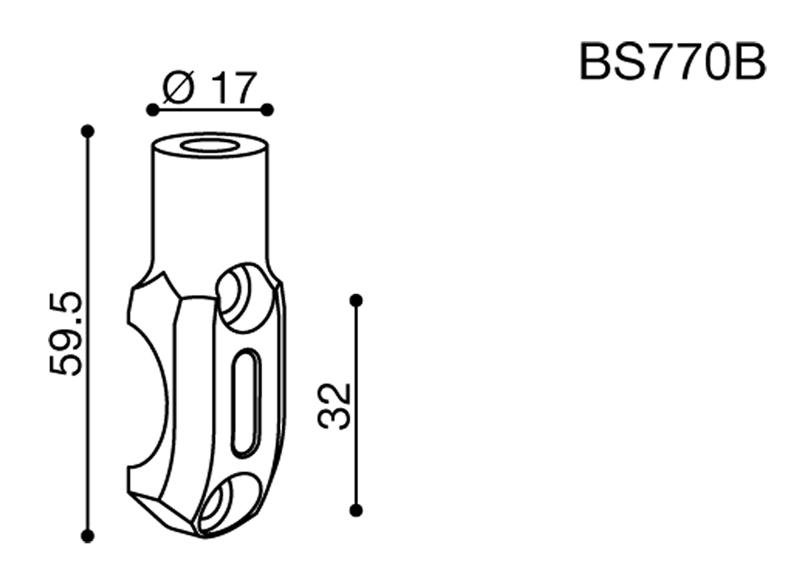 Rizoma Spiegel adaptor BS770B