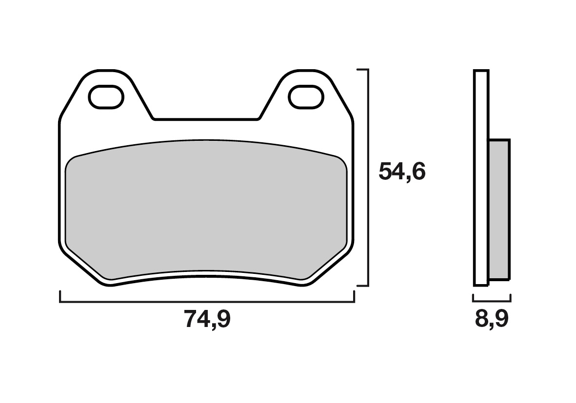 Brembo remblokken