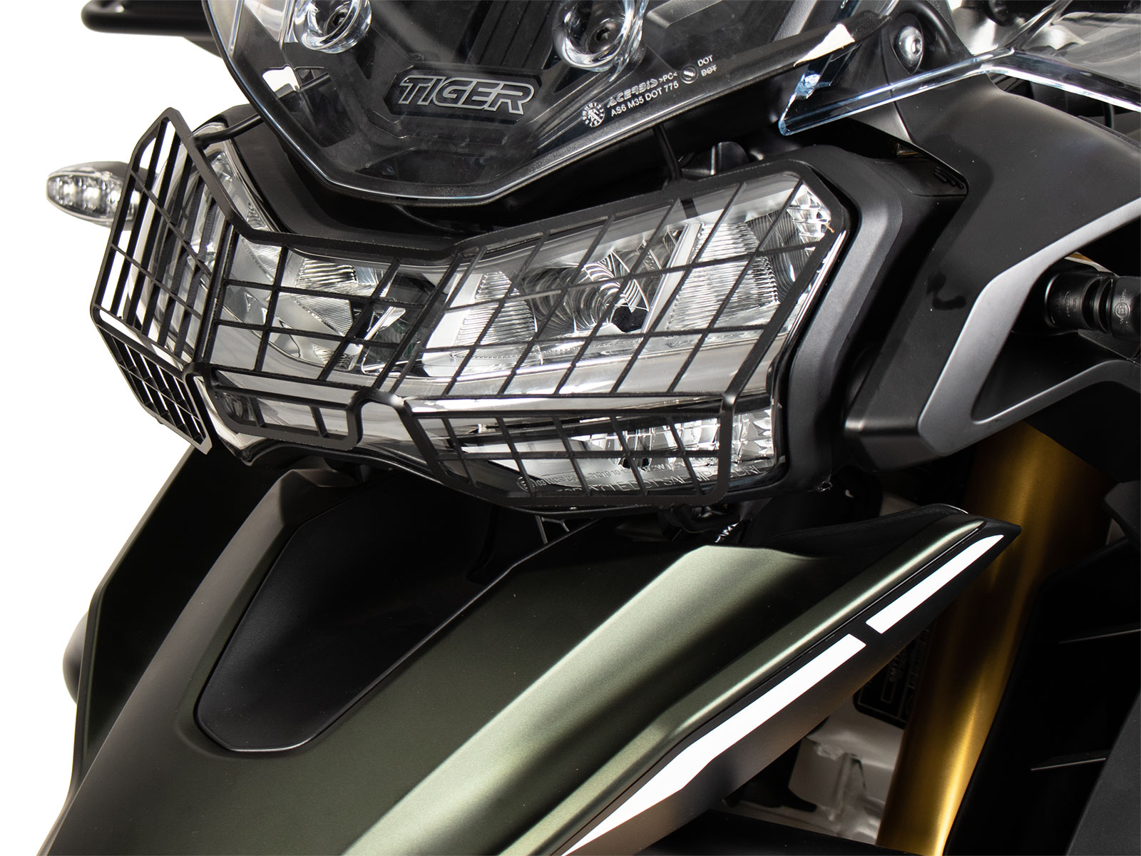 Hepco en Becker koplamp bescherming Triumph Tiger 1200 GT / Rally Explorer