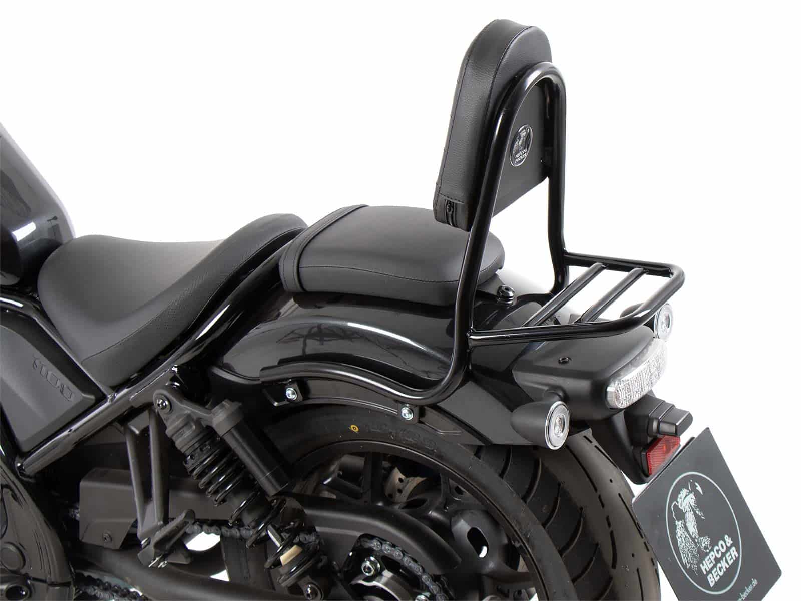 Hepco en Becker Solo bagagedrager met rugsteun Honda CMX1100 Rebel