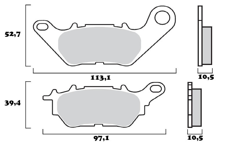 Brembo remblokken