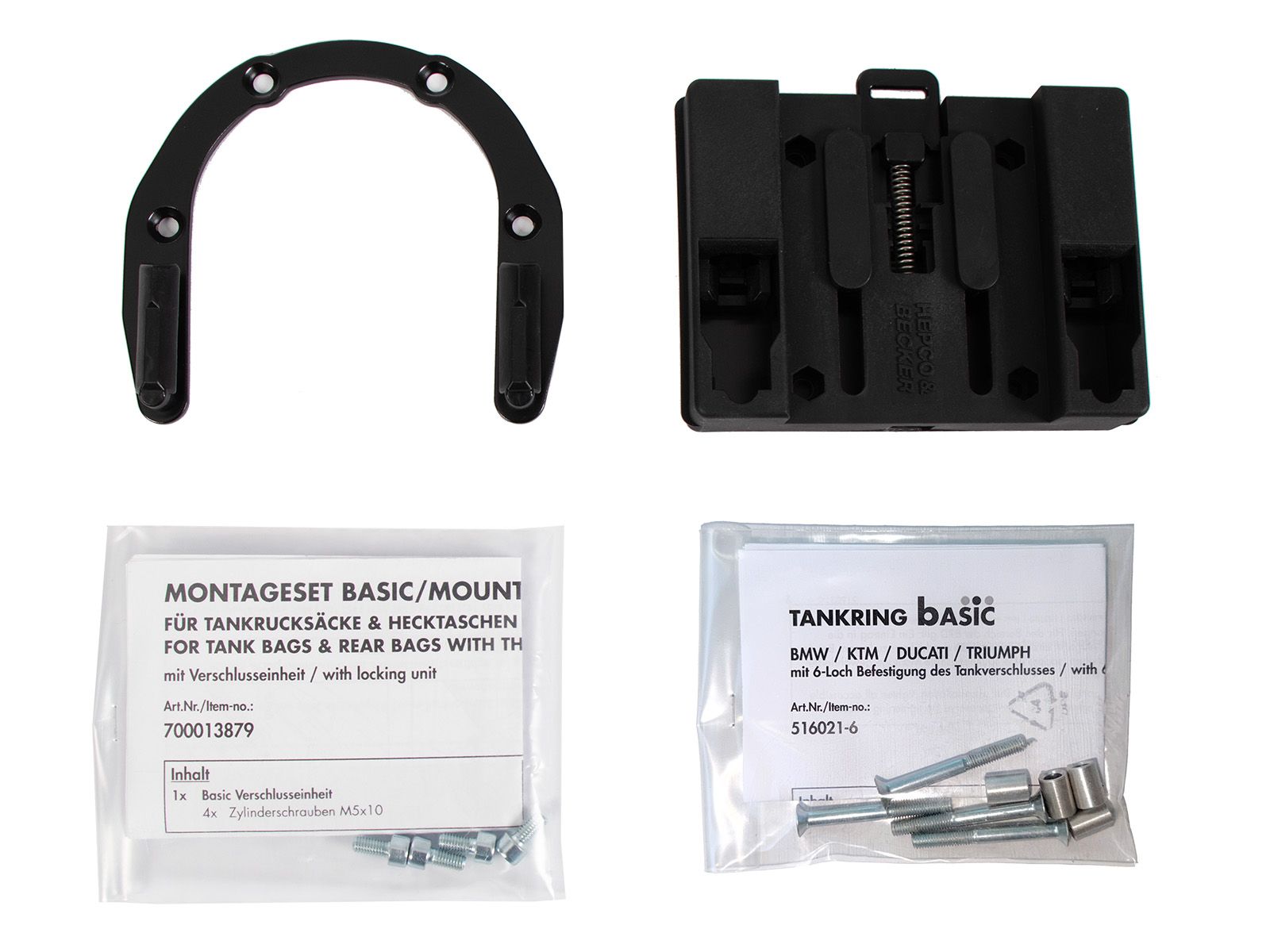 Hepco en Becker bevestiging Tanktas BMW R1250GS (2019-2024) HE51665140001