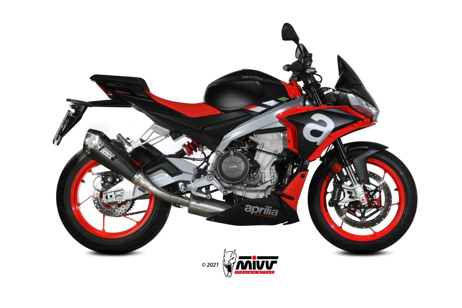 MIVV Delta Race compleet uitlaatsysteem Aprilia Tuono / RS 660 (2020-2024) BI-1106472 1