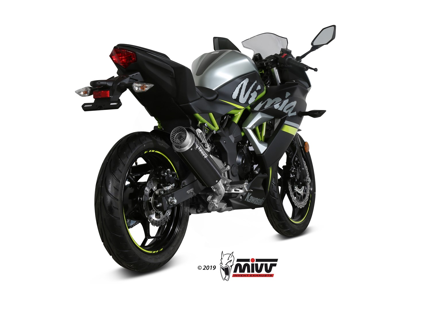 MIVV GP Pro Slip On uitlaat Kawasaki Z125 / Ninja 125 (2019-2024) BI-1089372001 4