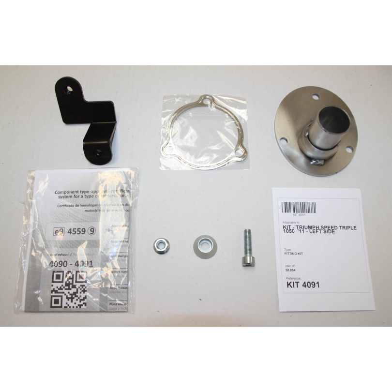 Ixil Hexoval Xtrem Evolution uitlaat Triumph Speed Triple 1050 (2011-2013) BI-1149320 1