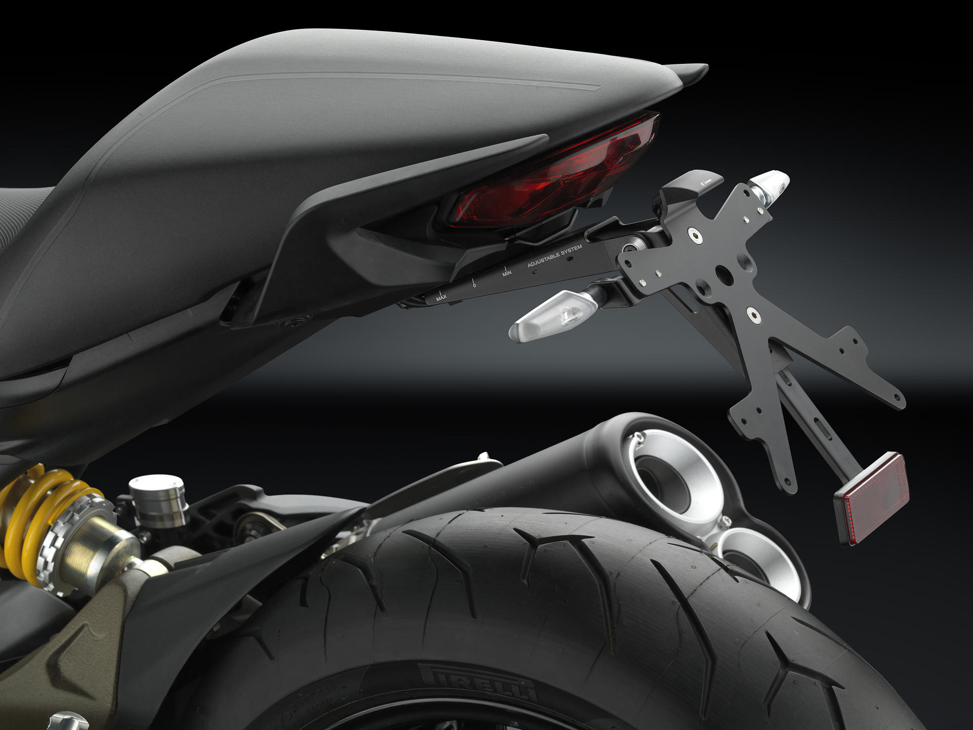 Rizoma kentekenplaathouder Ducati Monster 821
