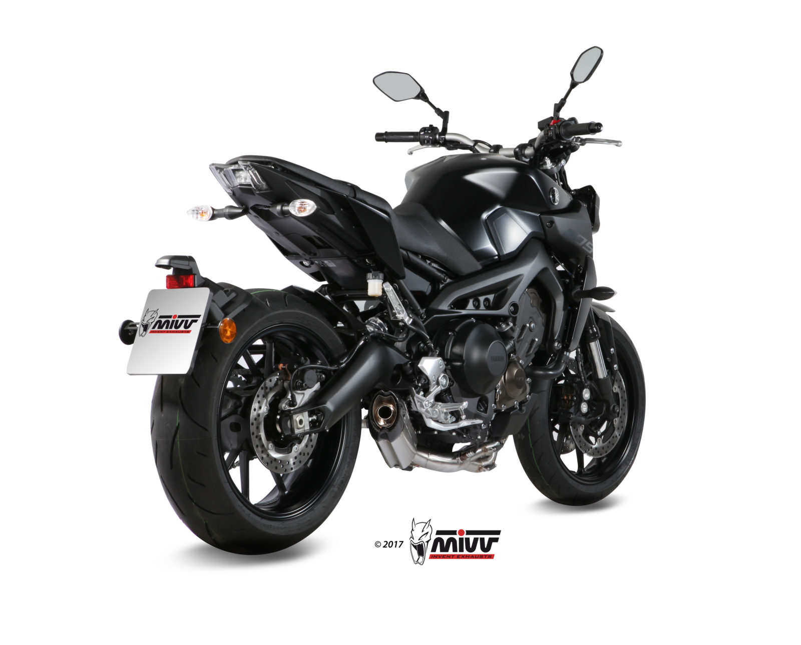 MIVV Suono compleet uitlaatsysteem Yamaha MT09 (2013-2020) BI-1088218002 2