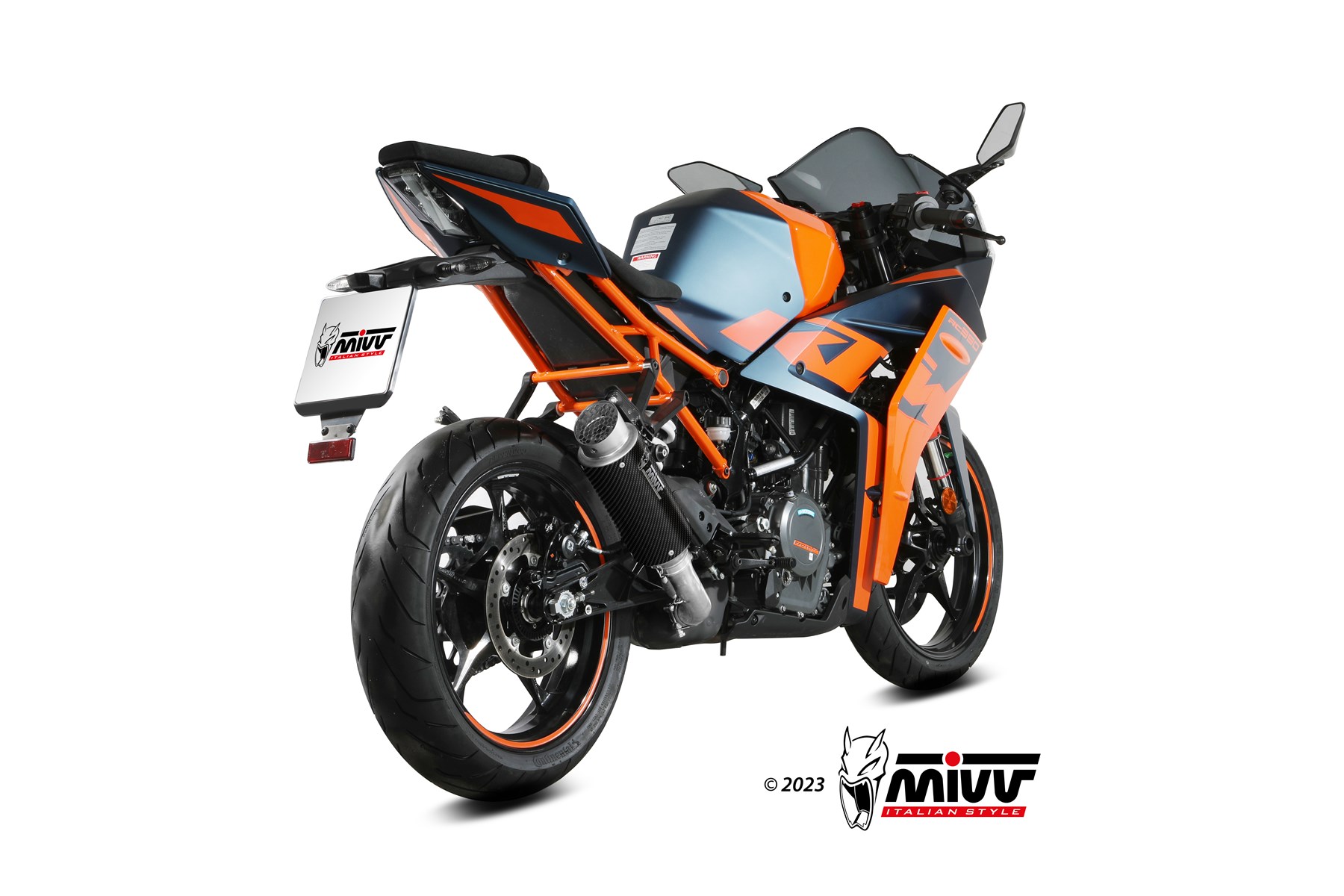 MIVV GP Pro Slip On uitlaat KTM 390 RC (2021-2023) BI-1129293001 2