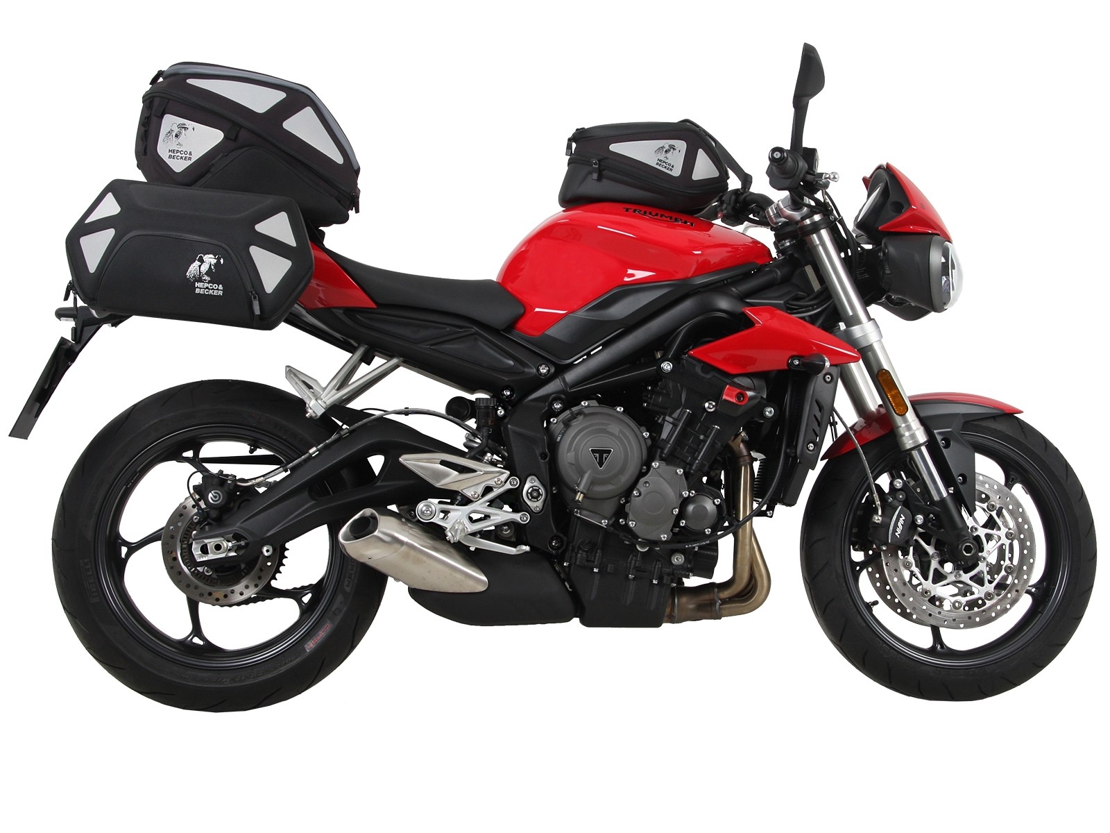 Hepco en Becker bagage drager Triumph Street Triple 765 S/R/RS vanaf 2017