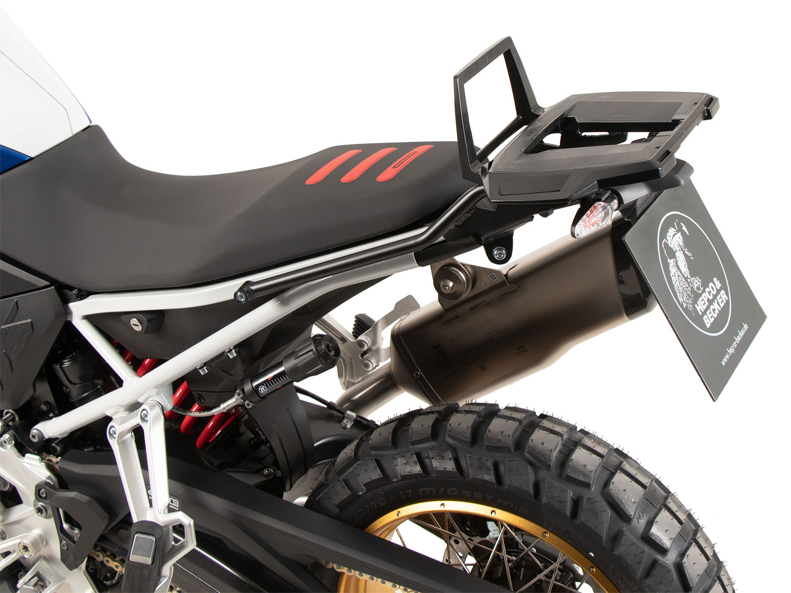 Hepco en Becker Alurack drager topkoffer BMW F900GS