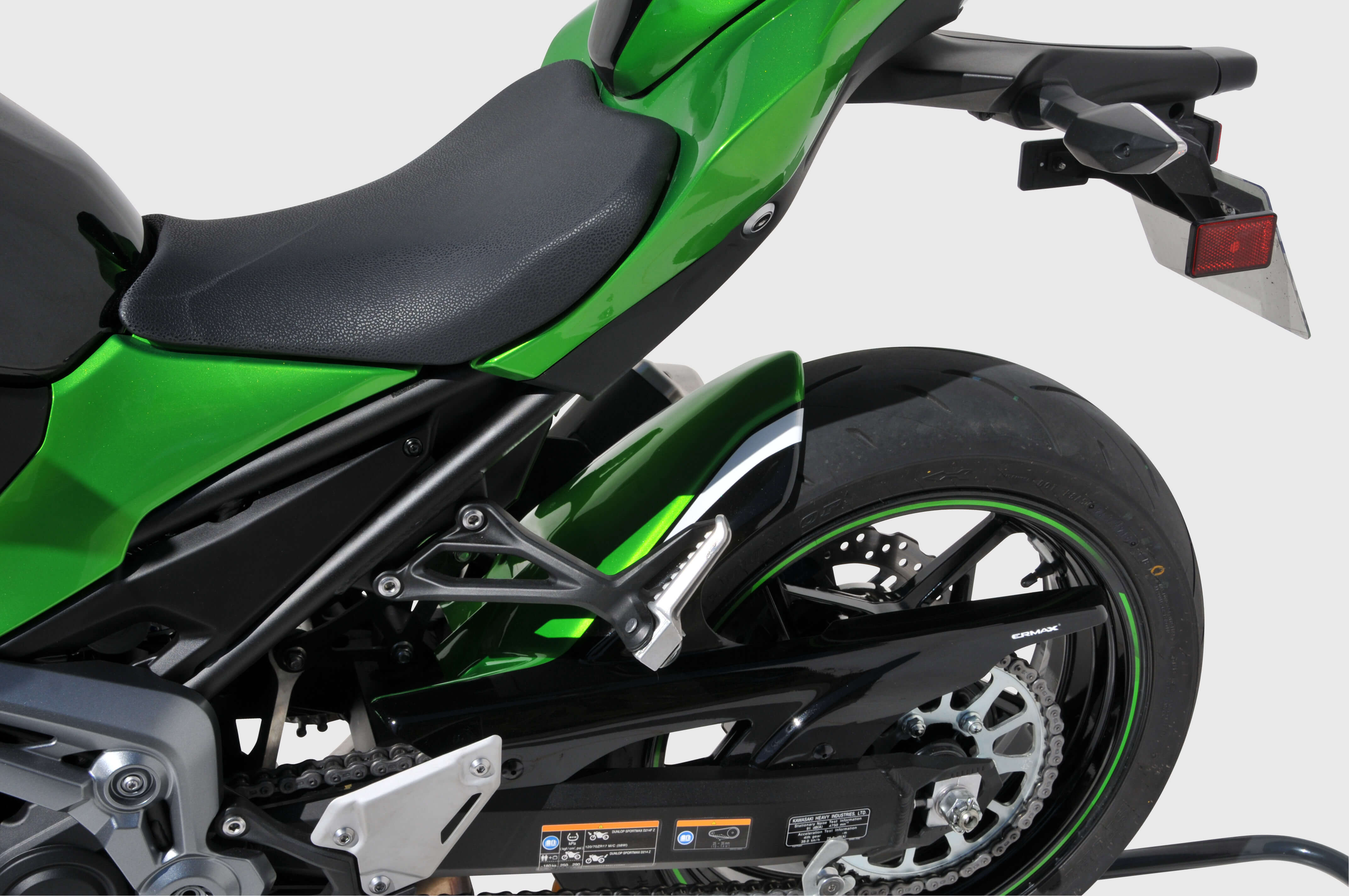Ermax achterspatbord Kawasaki Z900 2017-2019 Ongespoten E7303096-00 2