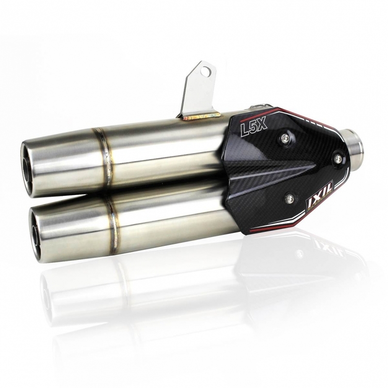 Ixil Dual Hyperlow L5X compleet uitlaatsysteem Kymco AK550 (2017-2020) BI-1111384