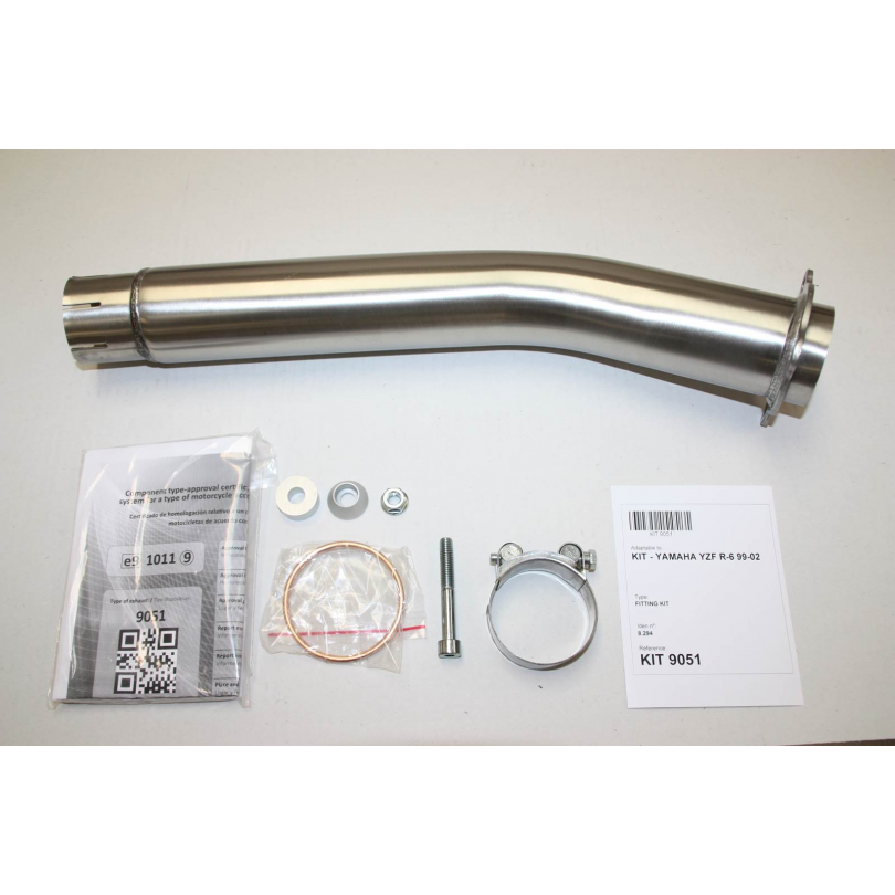 Ixil Hexoval Xtrem Evolution uitlaat Yamaha YZF-R6 (1999-2002) BI-1111320 1