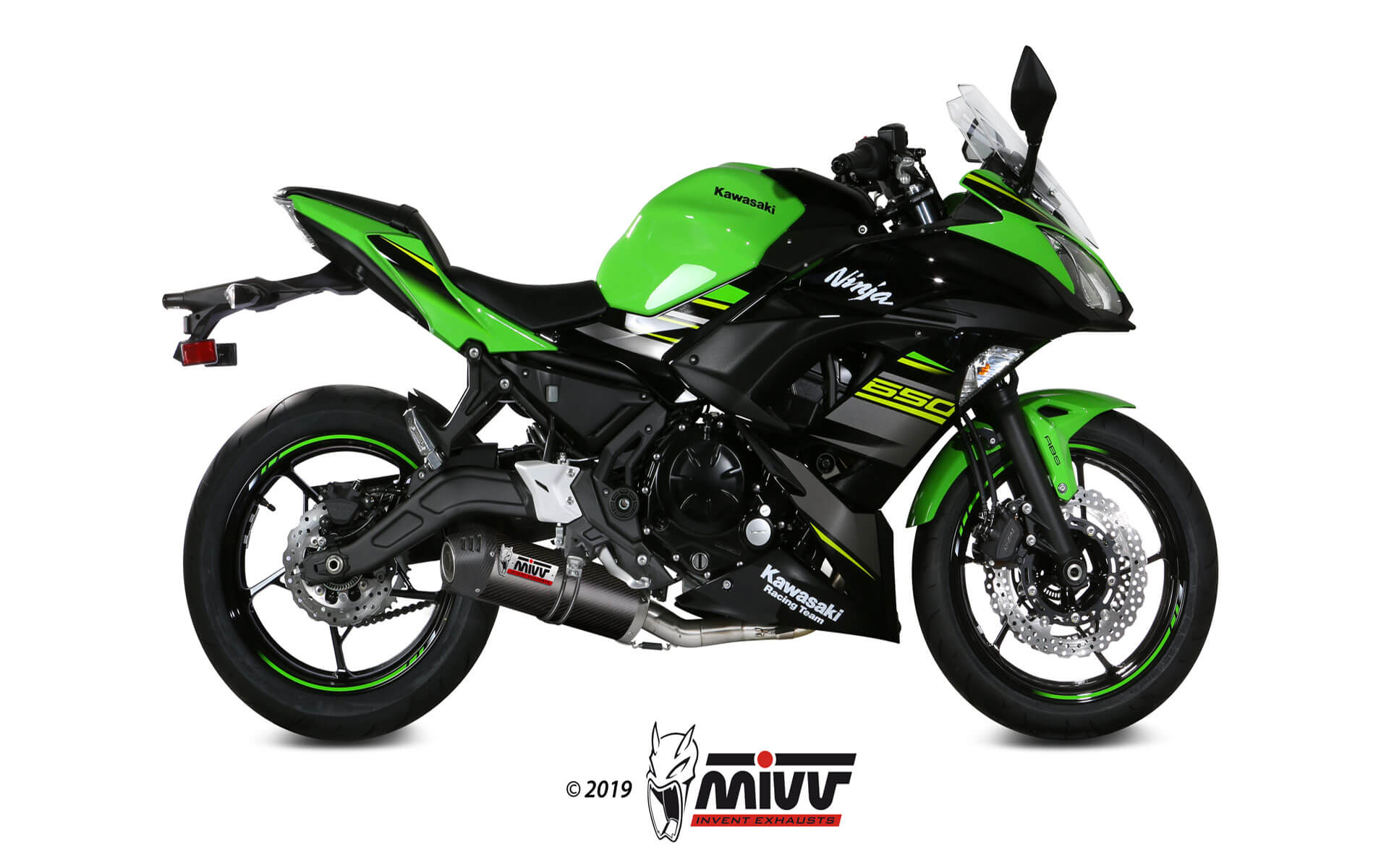 MIVV Oval compleet uitlaatsysteem Kawasaki Z650 / Ninja 650 (2017-2023) BI-1088420001 2
