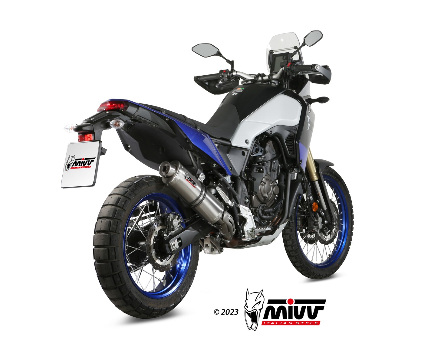 MIVV Oval Slip On uitlaat Yamaha Tenere 700 / Extreme / Explore / World Raid / Rally (2019-) BI-1125087001 2