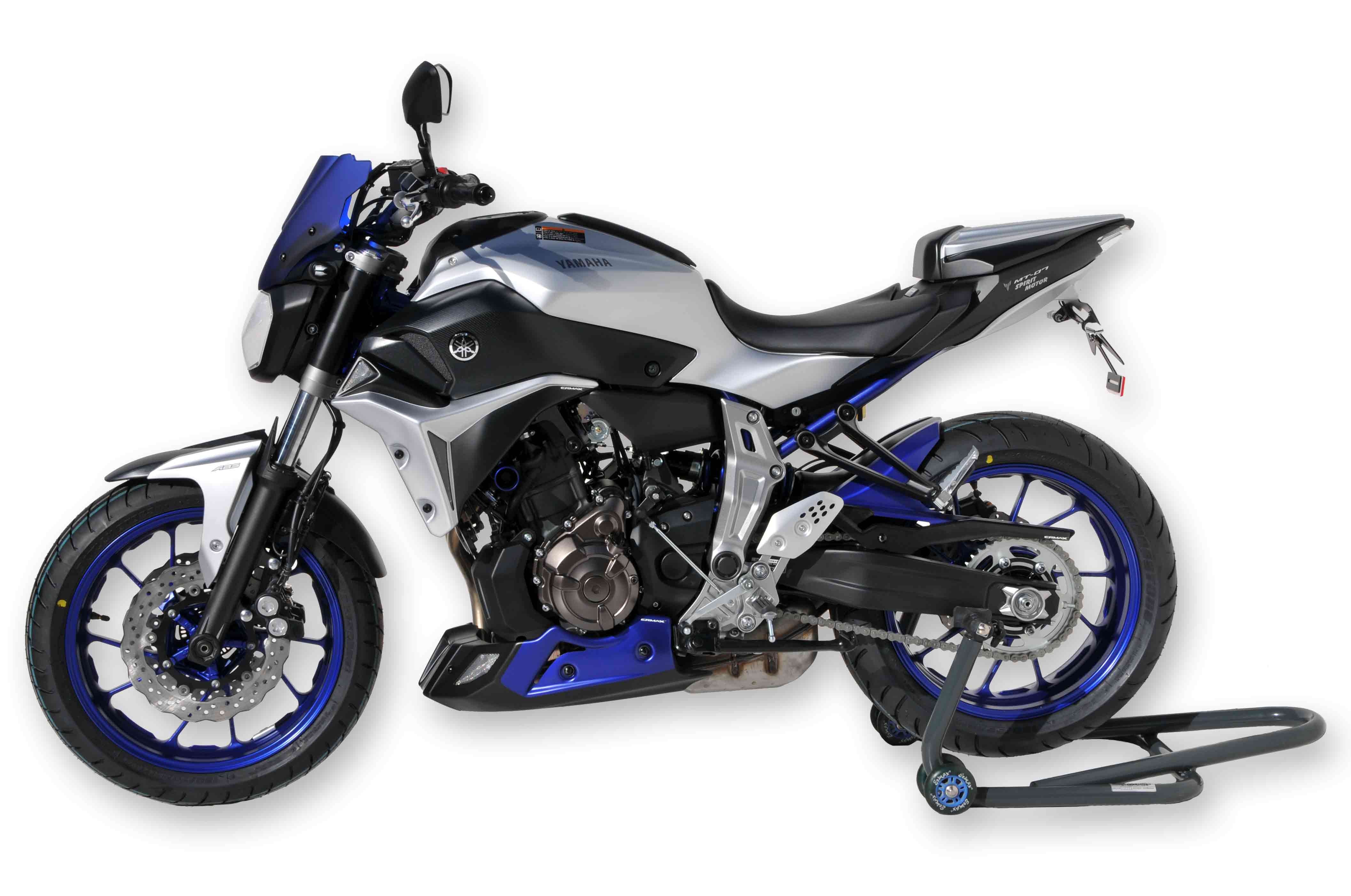 Ermax zijpanelen radiator Yamaha MT07 2014-2017 Ongespoten E760200121 5