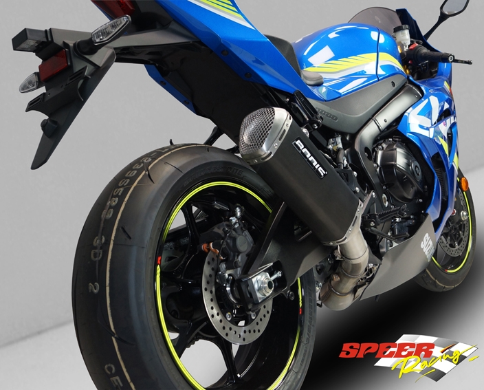 Bodis uitlaat Suzuki GSX-R1000 vanaf 2017 V4-M-GE RVS Zwart