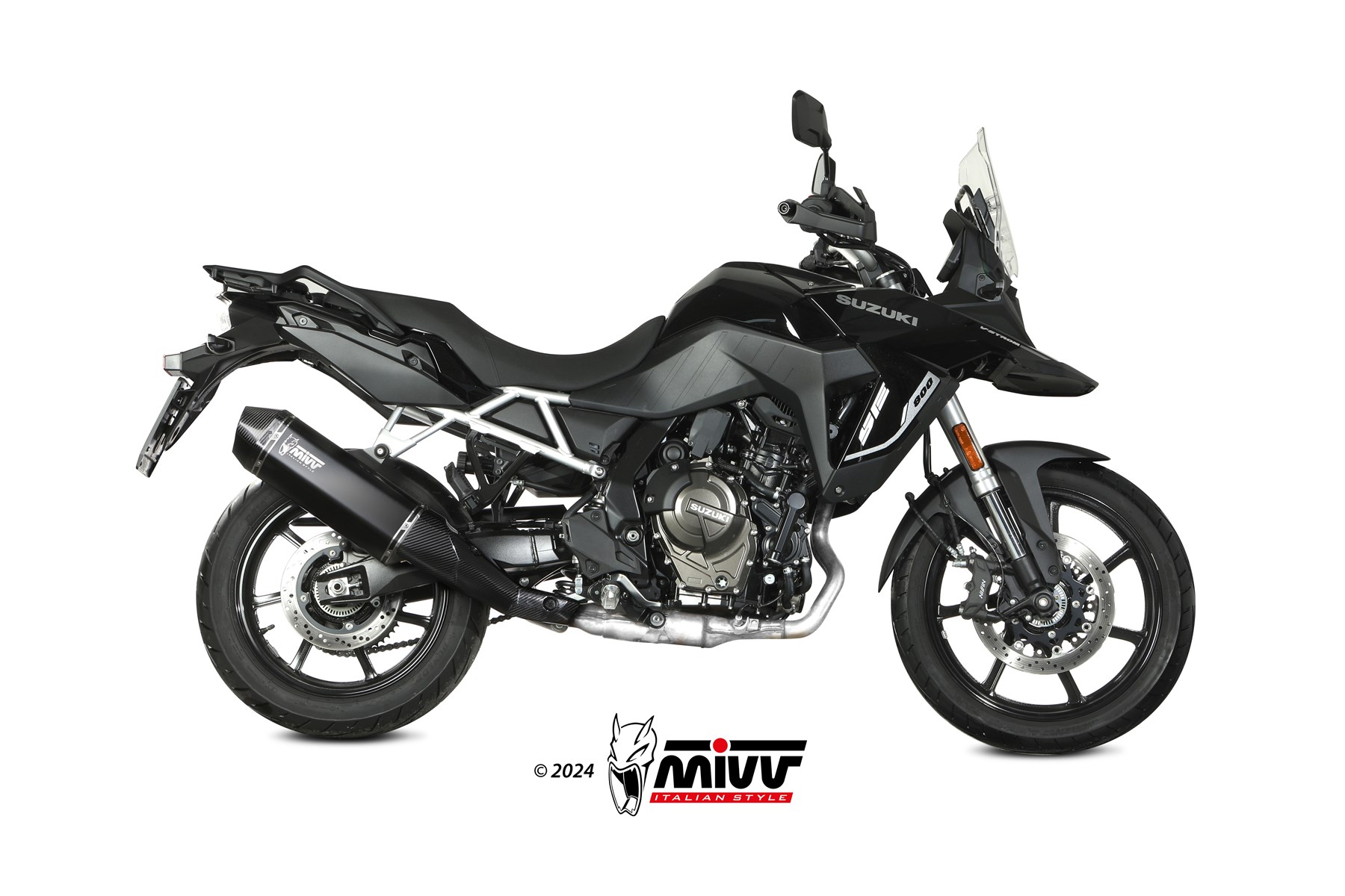 MIVV Speed Edge Slip On uitlaat Suzuki V-Strom 800 / DE (2023-) BI-1124804001 1