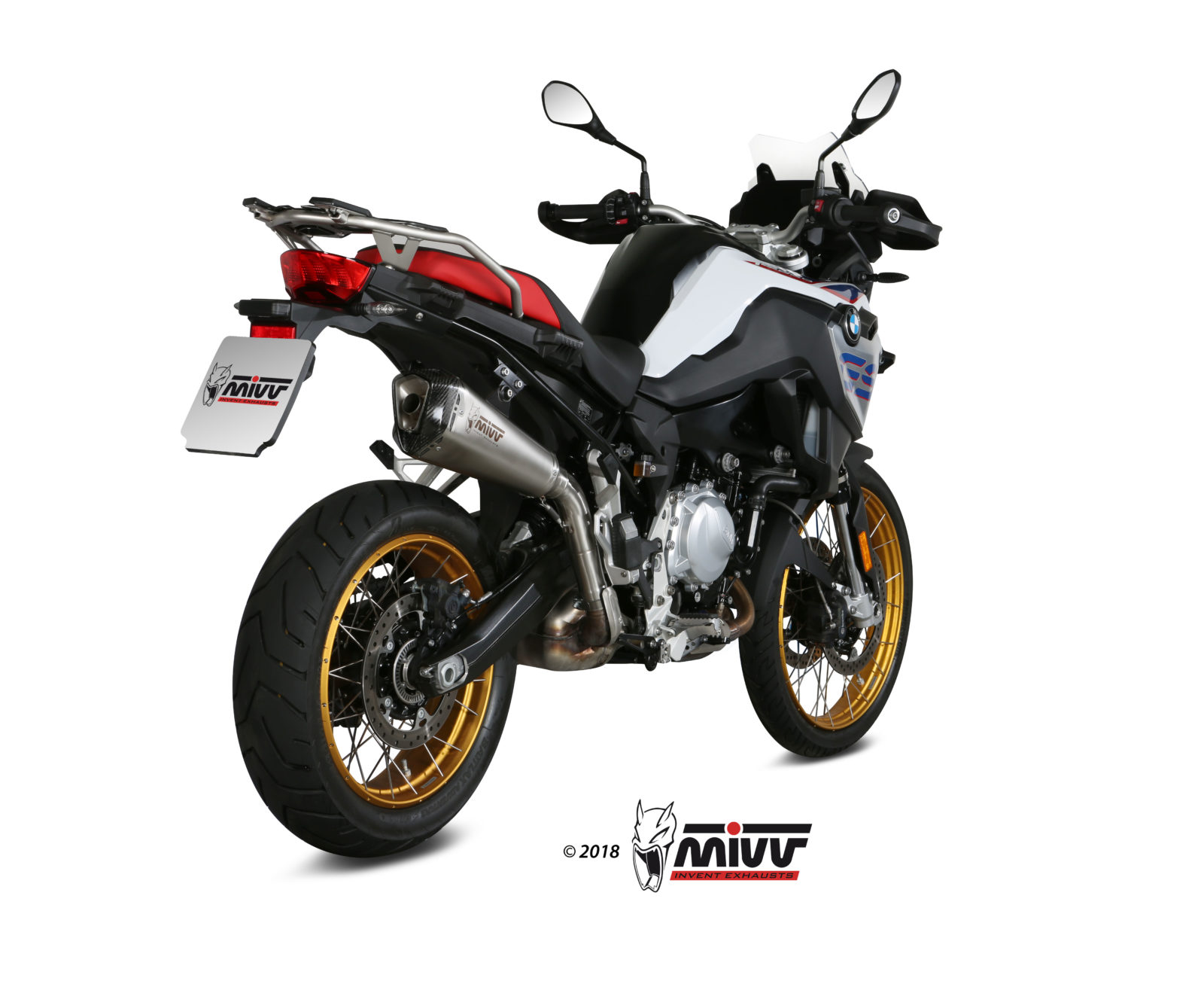 MIVV Delta Race Slip On uitlaat BMW F750 GS / F850 GS / Adventure (2018-2024) BI-1088543001 3