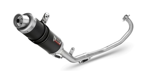 MIVV GP compleet uitlaatsysteem Yamaha MT125 / YZF-R125 (2014-2019) BI-1088371001