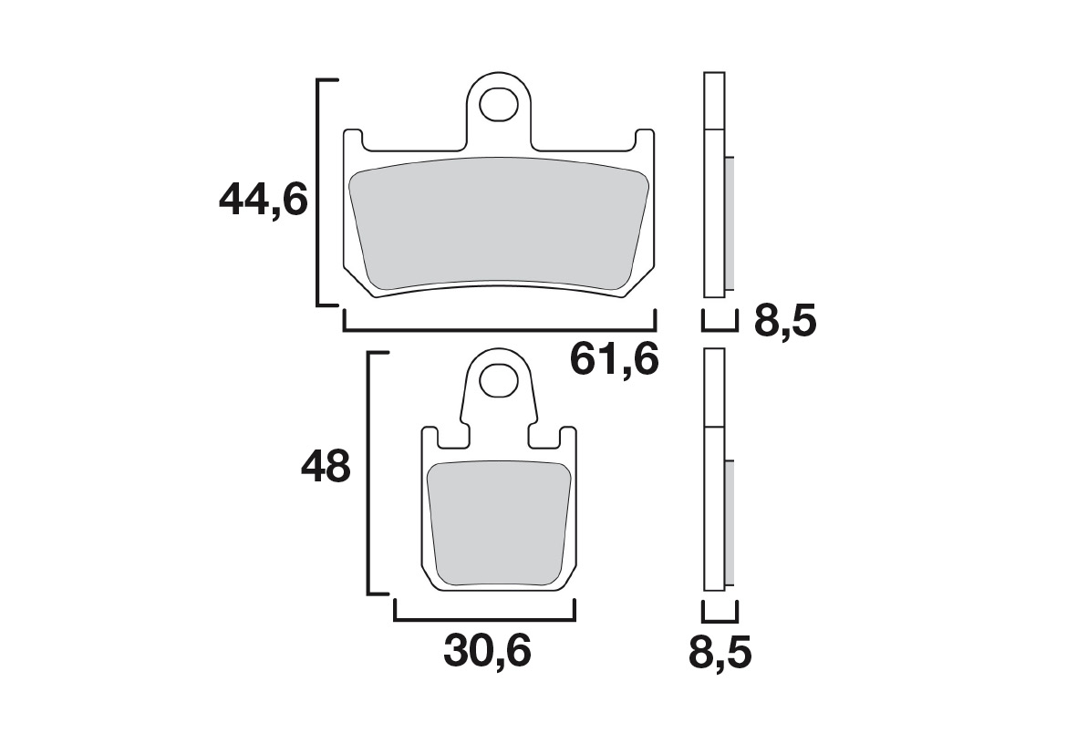 Brembo remblokken