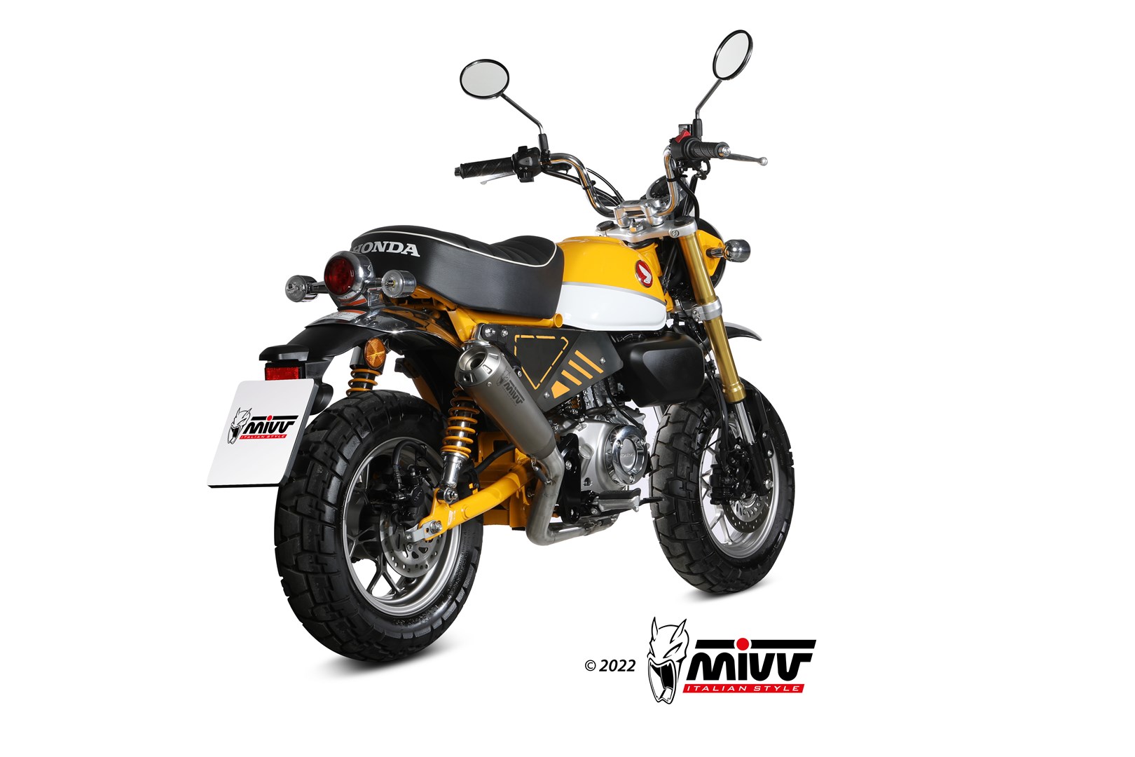 MIVV X-M1 Slip On uitlaat Honda Monkey Z125 ABS (2018-2024) BI-1124747 2