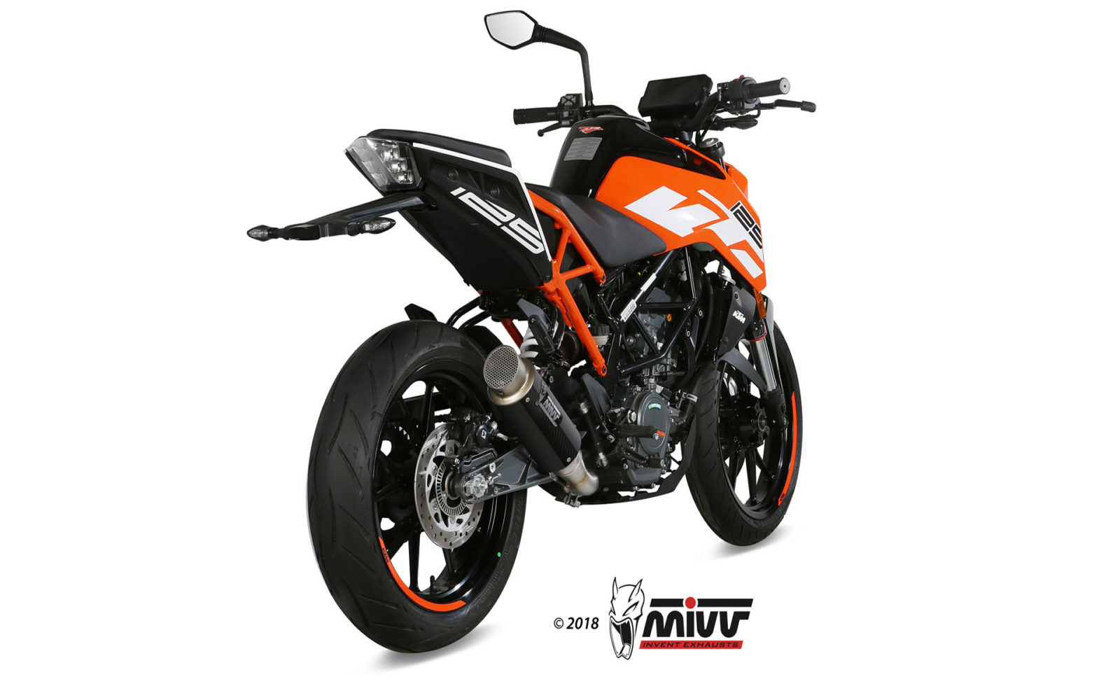 MIVV GP Pro Slip On uitlaat KTM 125 / 390 Duke / RC (2017-2020) BI-1088592001 5