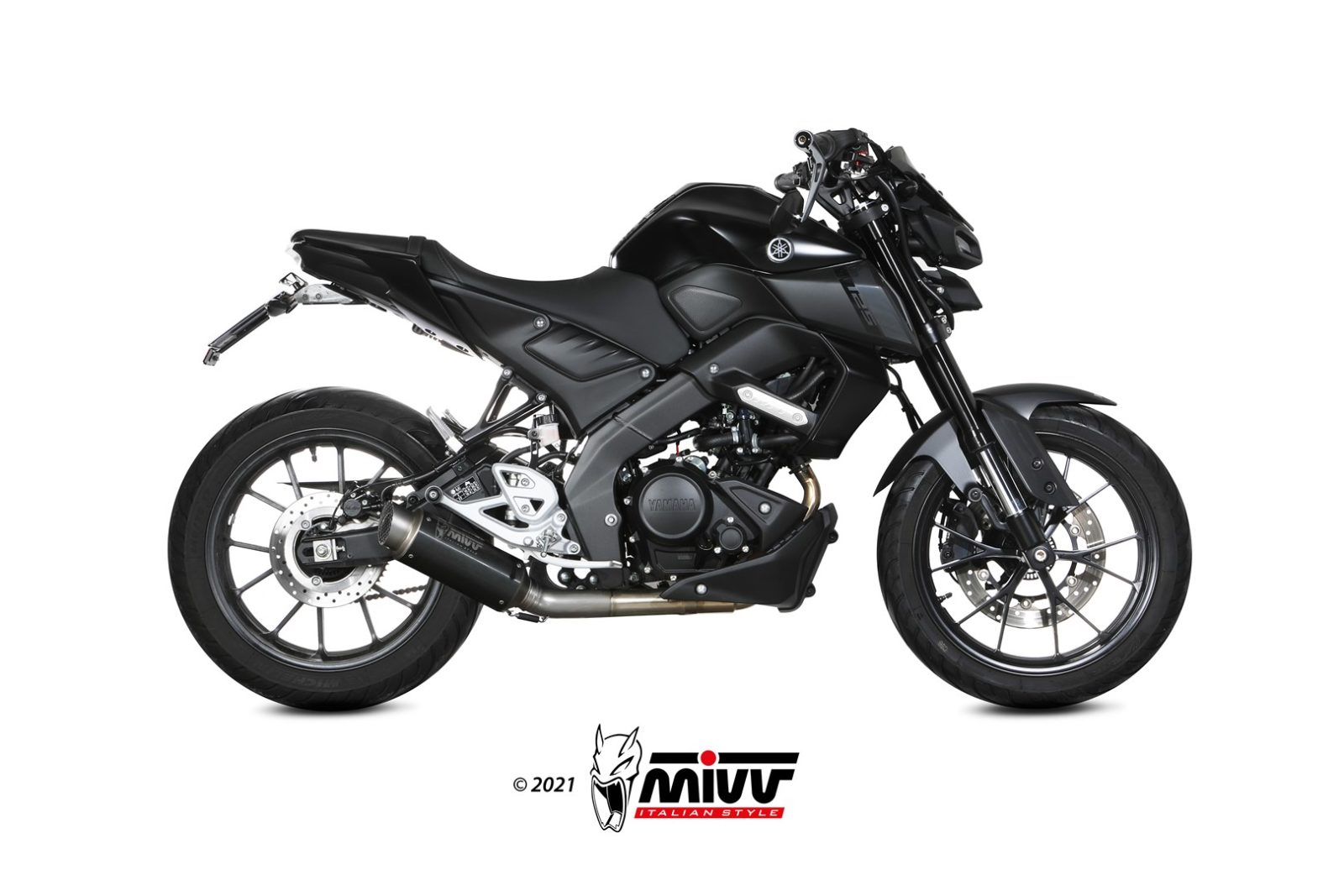 MIVV GP Pro compleet uitlaatsysteem Yamaha R125 / MT125 (2019-) BI-1116405 1