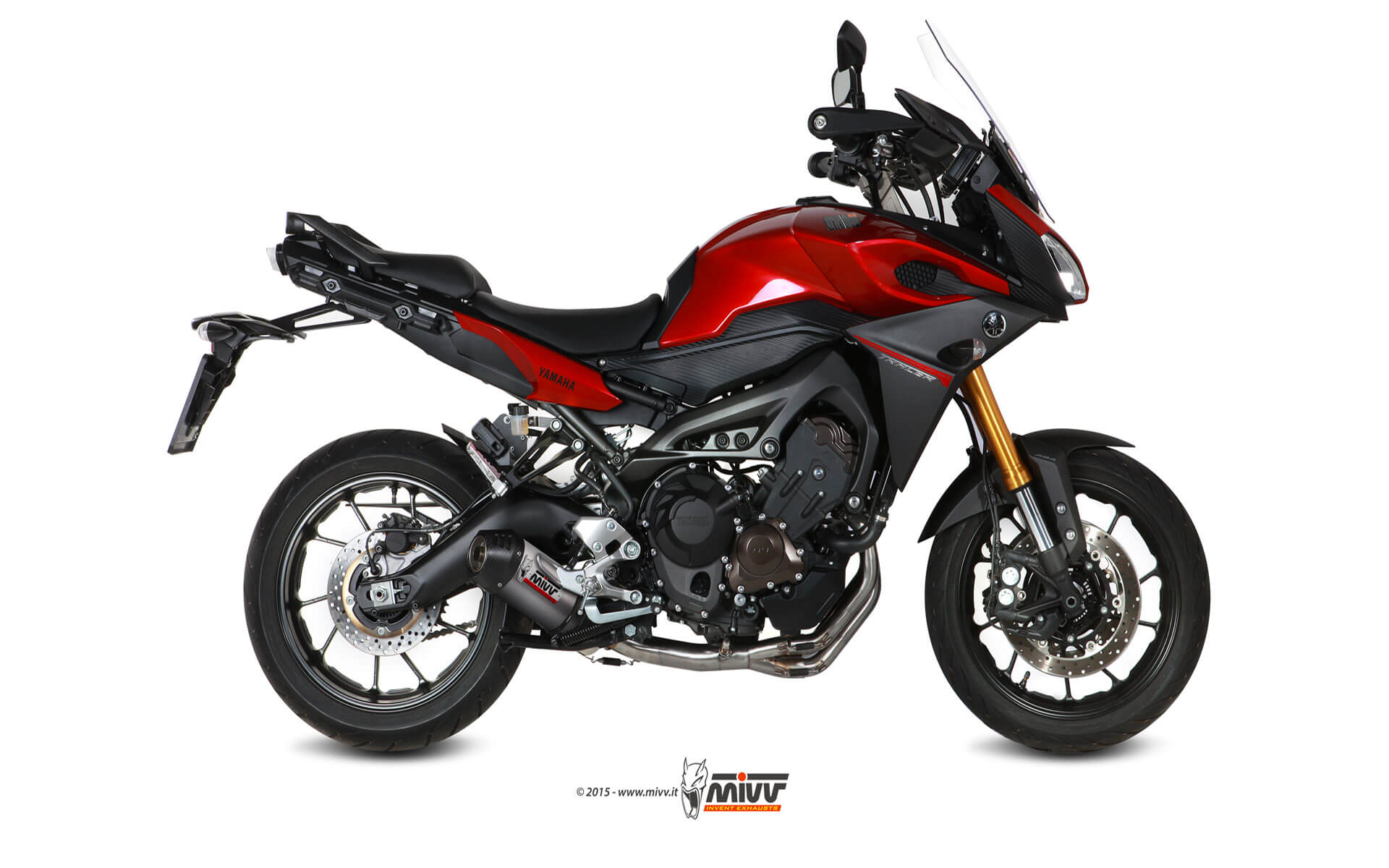 MIVV Oval compleet uitlaatsysteem Yamaha Tracer 900 (2018-2020) BI-1088441001 1