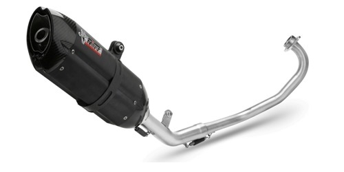MIVV Suono compleet uitlaatsysteem Yamaha MT125 / YZF-R125 (2014-2019) BI-1088207001