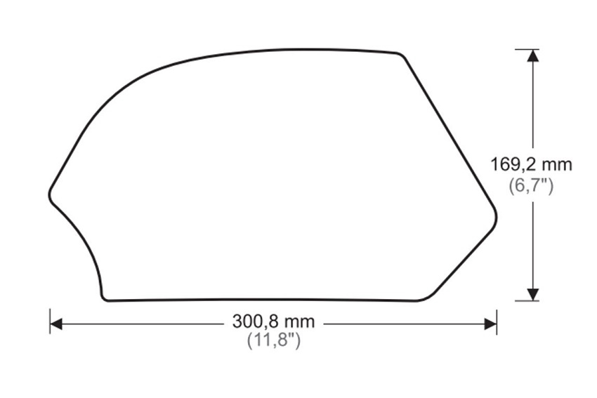 Puig tank Grip Pads Suzuki GSX-R600 / R750 2011-2016