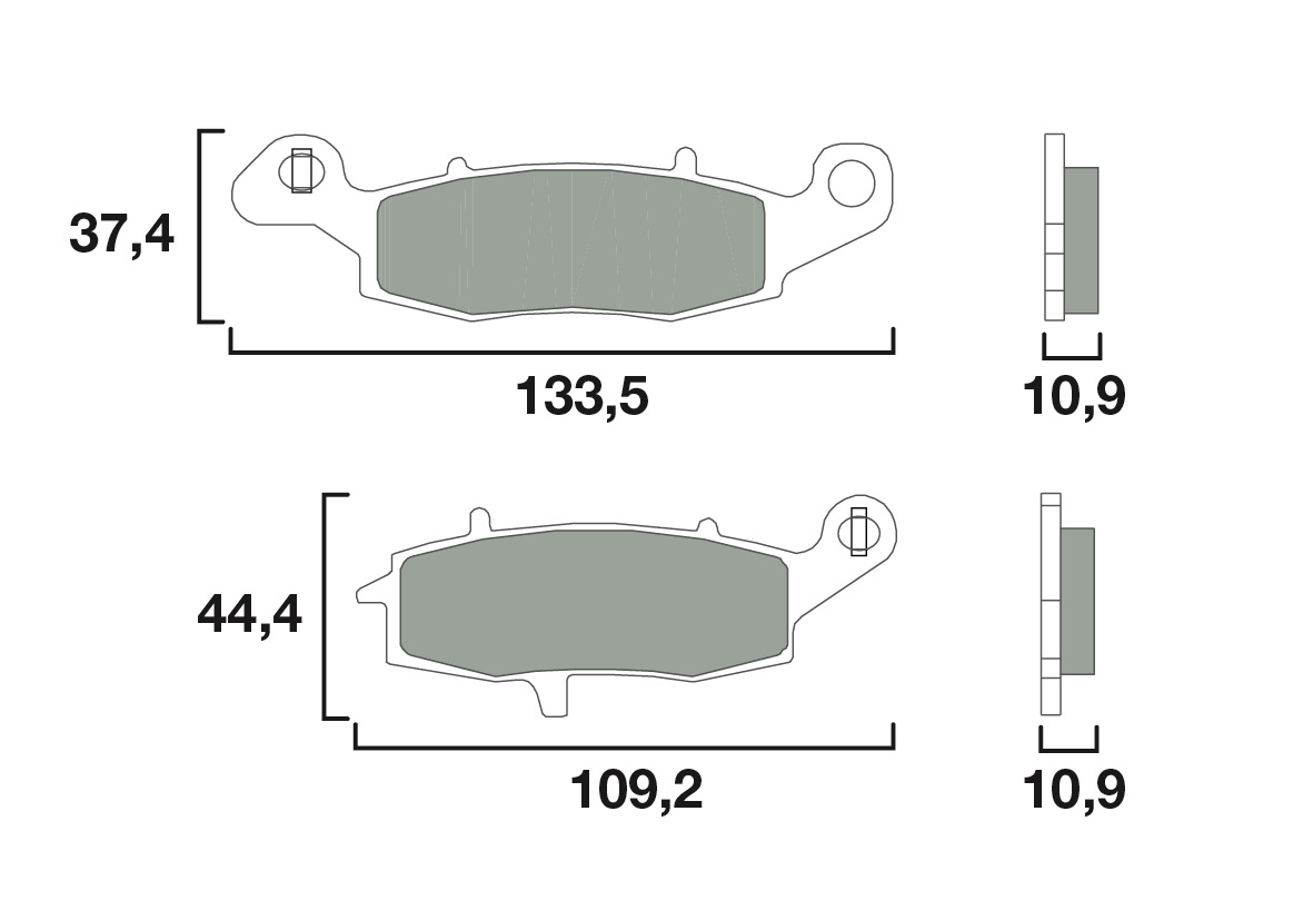 Brembo remblokken