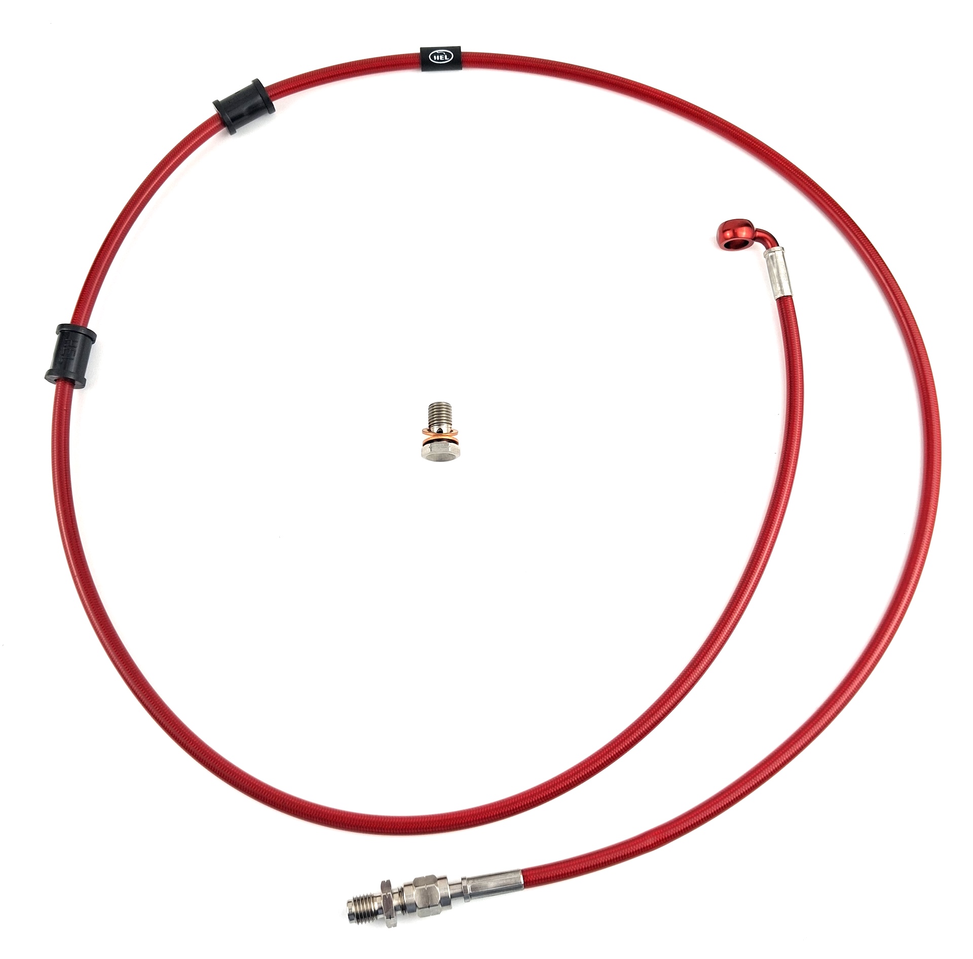 HEL remleiding Honda VFR750R RC30 achterzijde