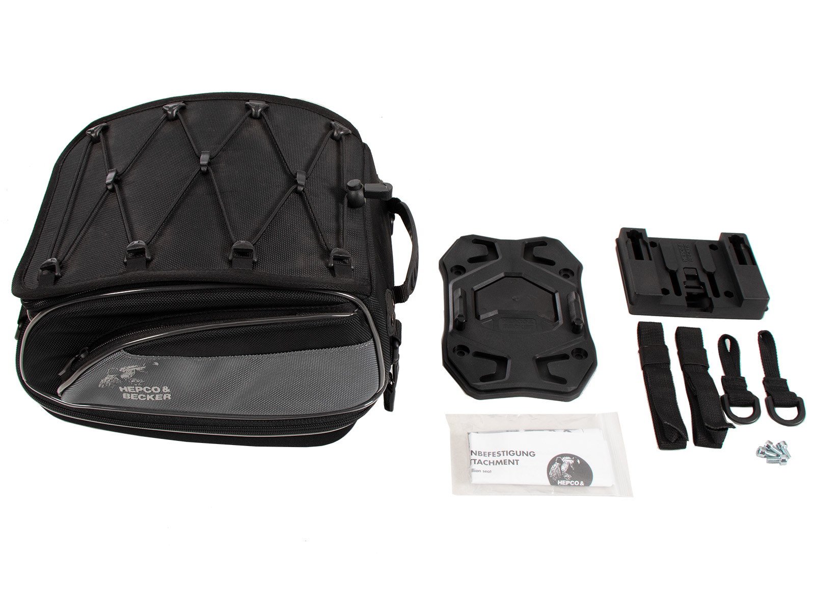 Hepco en Becker Street rearbag met seatpad basic Hepco en Becker Street rearbag met seatpad basic