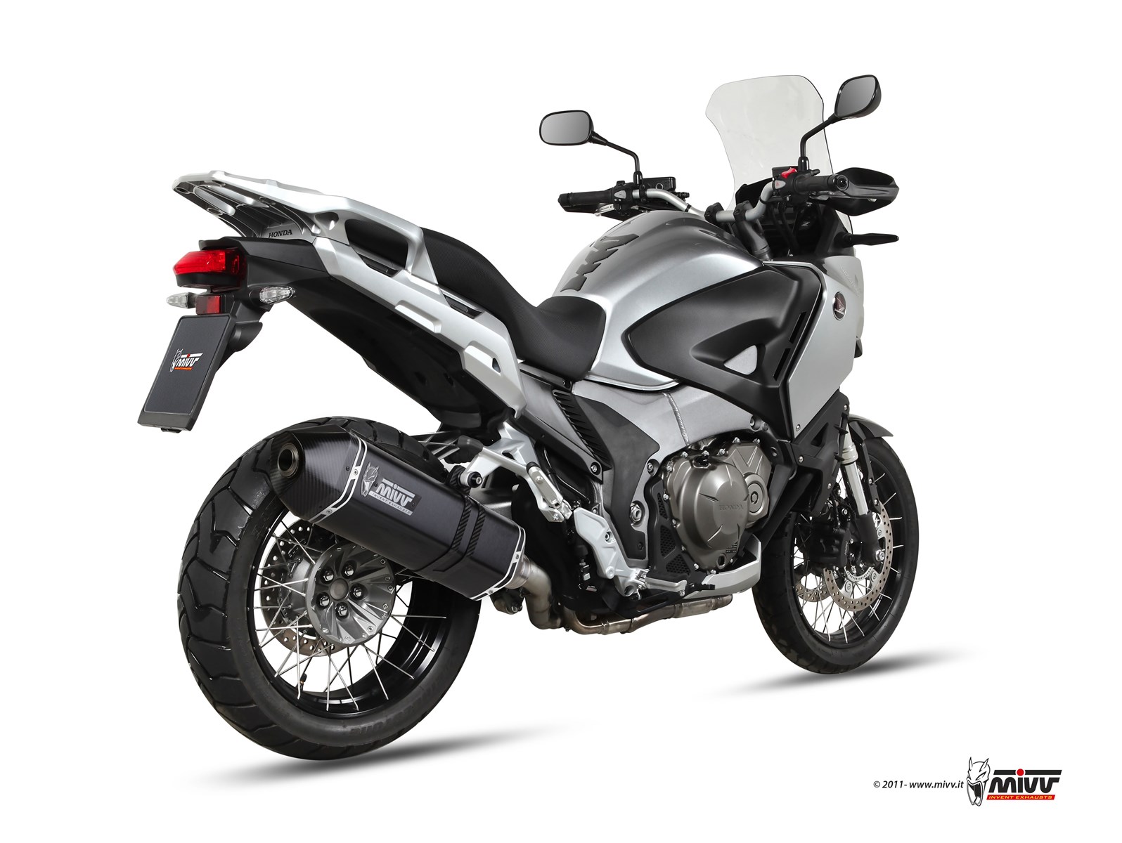 MIVV Speed Edge Slip On uitlaat Honda VFR1200X Crosstourer (2012-2020) BI-1089566001 1