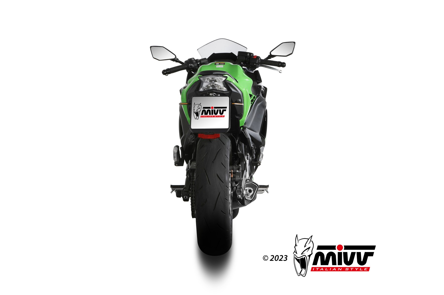 MIVV Delta Race compleet uitlaatsysteem Kawasaki Z650 / Ninja 650 (2024-) BI-1124876002 3