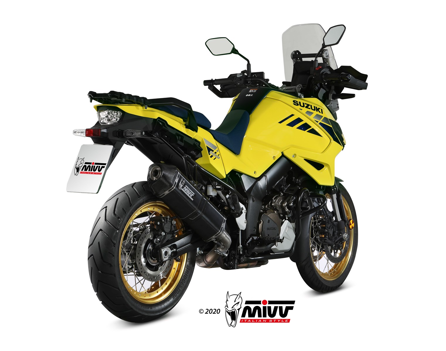 MIVV Speed Edge Slip On uitlaat Suzuki V-Strom 1000 / 1050 (2014-) BI-1088667001 4