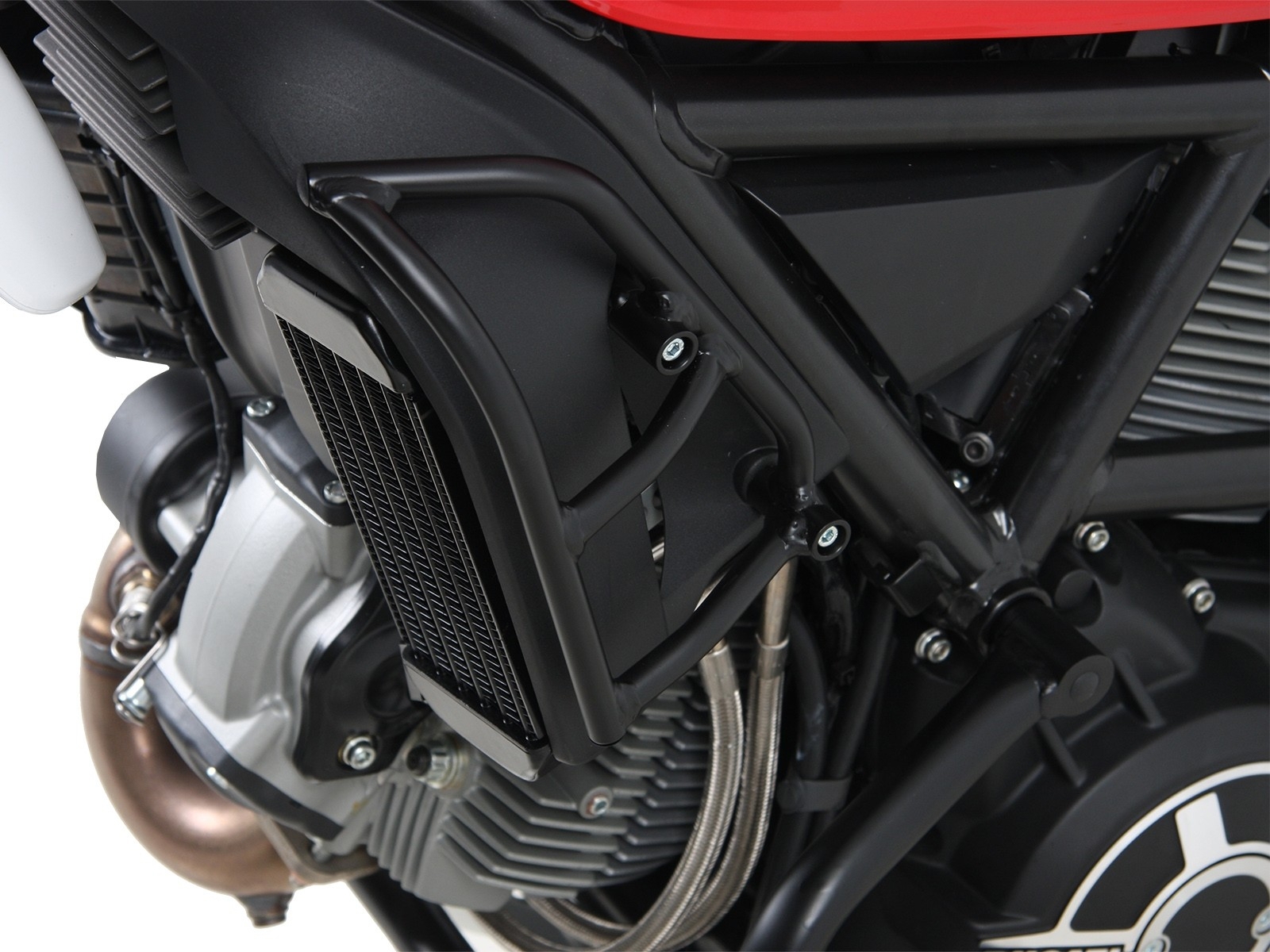 Hepco en Becker radiator valbeugels Ducati Scrambler 800 2015-2018