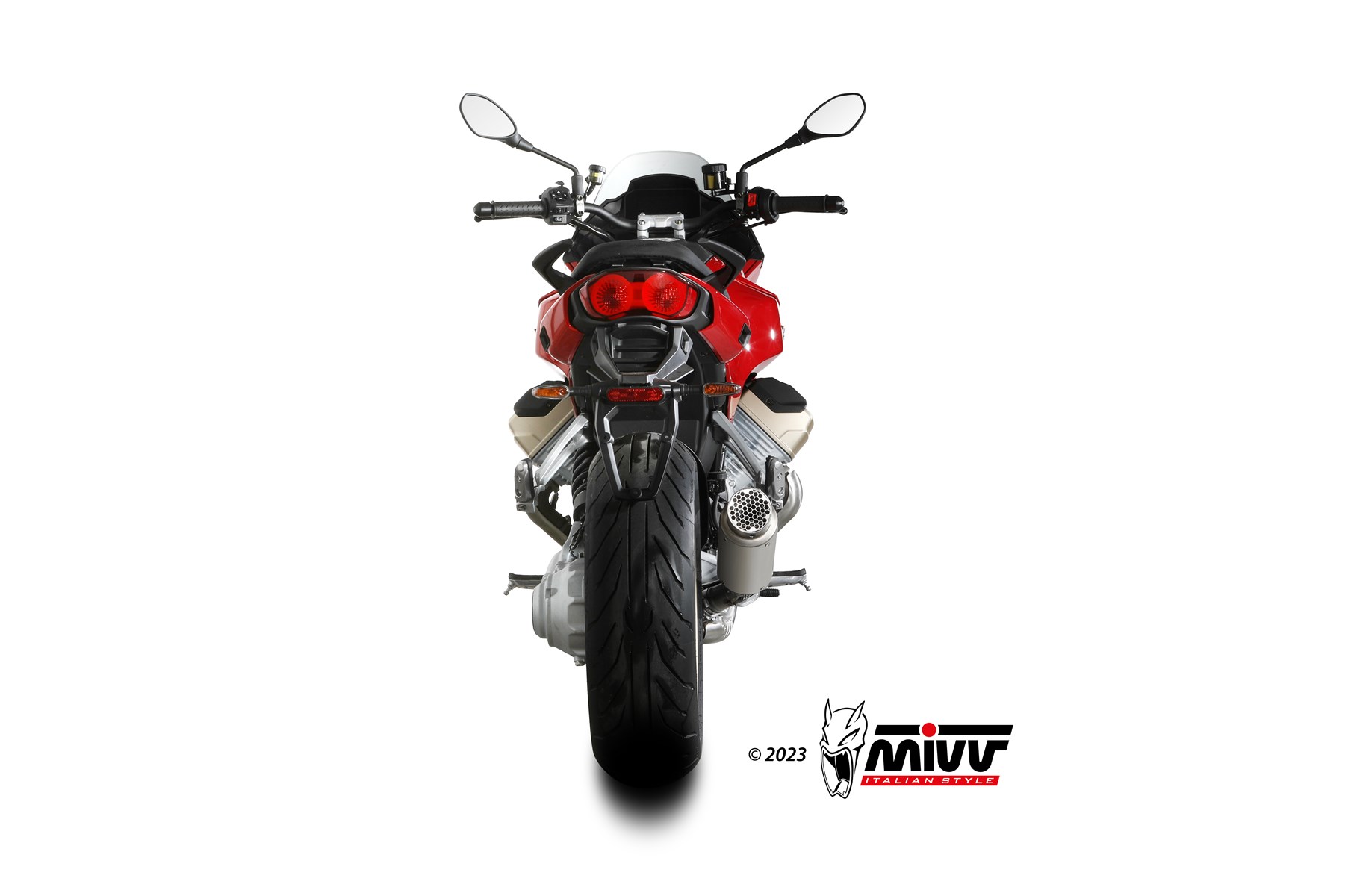 MIVV GP Pro Slip On uitlaat Moto Guzzi V100 Mandello (2023-) BI-1124713002 3