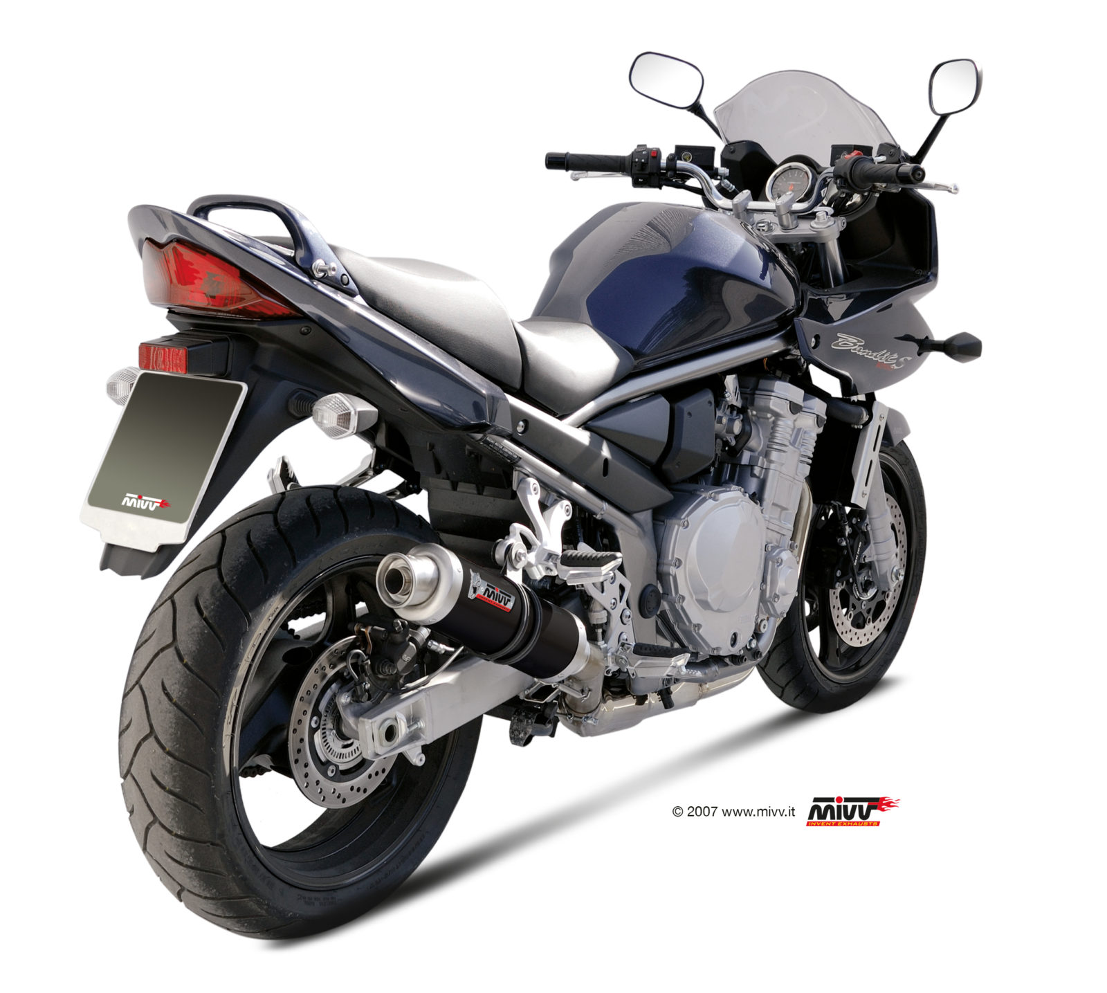 MIVV GP Slip On uitlaat Suzuki Bandit 1250N / S / GSX1250F (2007-2015) BI-1089043002 2