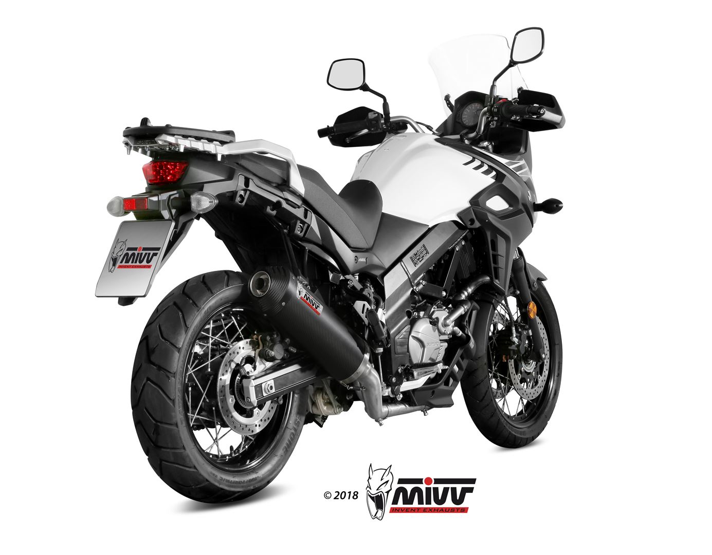 MIVV Oval compleet uitlaatsysteem Suzuki V-Strom 650 / XT ABS (2017-2024) BI-1089679001 2