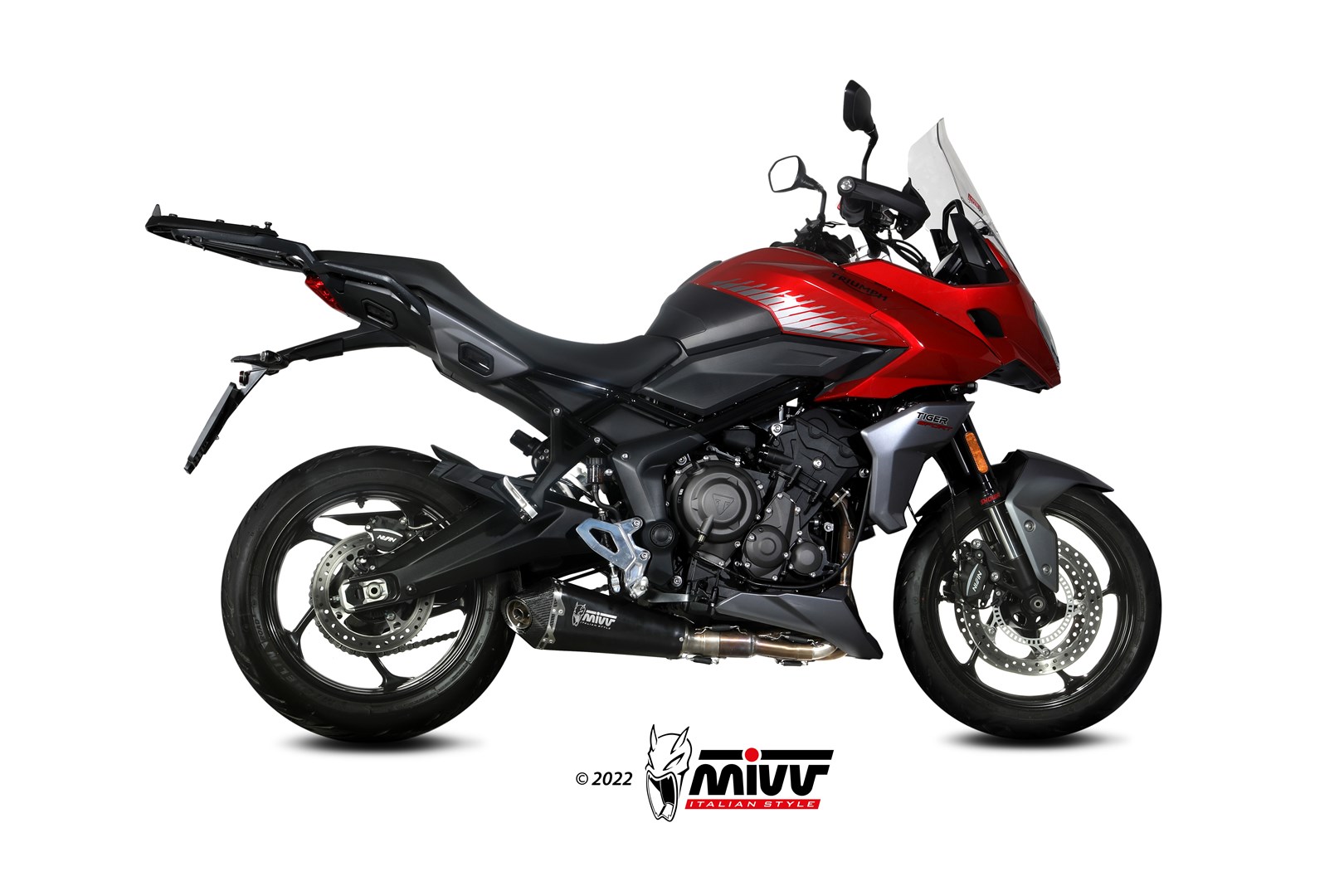 MIVV Delta Race compleet uitlaatsysteem Triumph Tiger Sport / Trident 660 (2021-2024) BI-1111202 2
