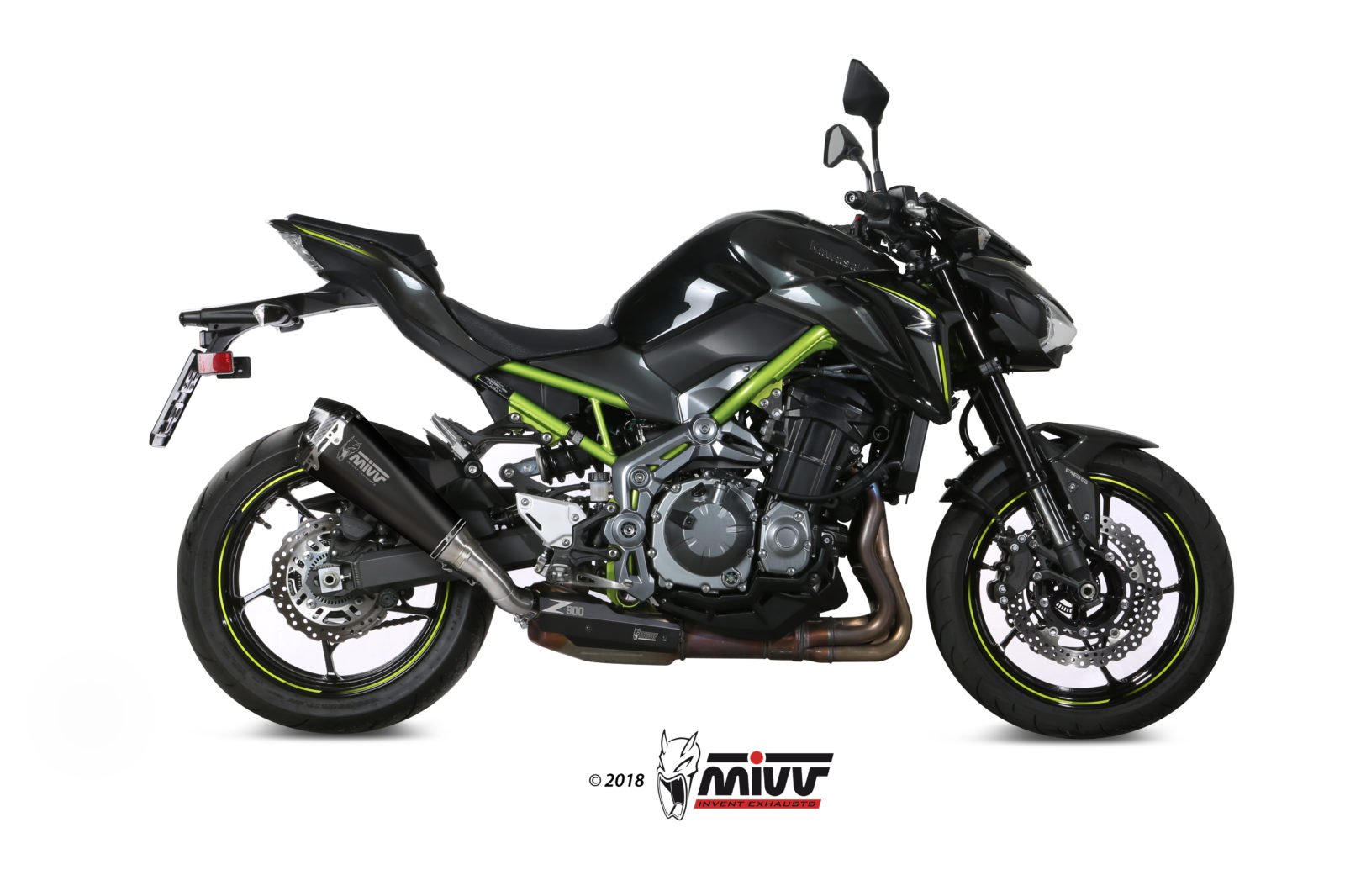 MIVV Delta Race Slip On uitlaat Kawasaki Z900 (2017-2019) BI-1089623001 1