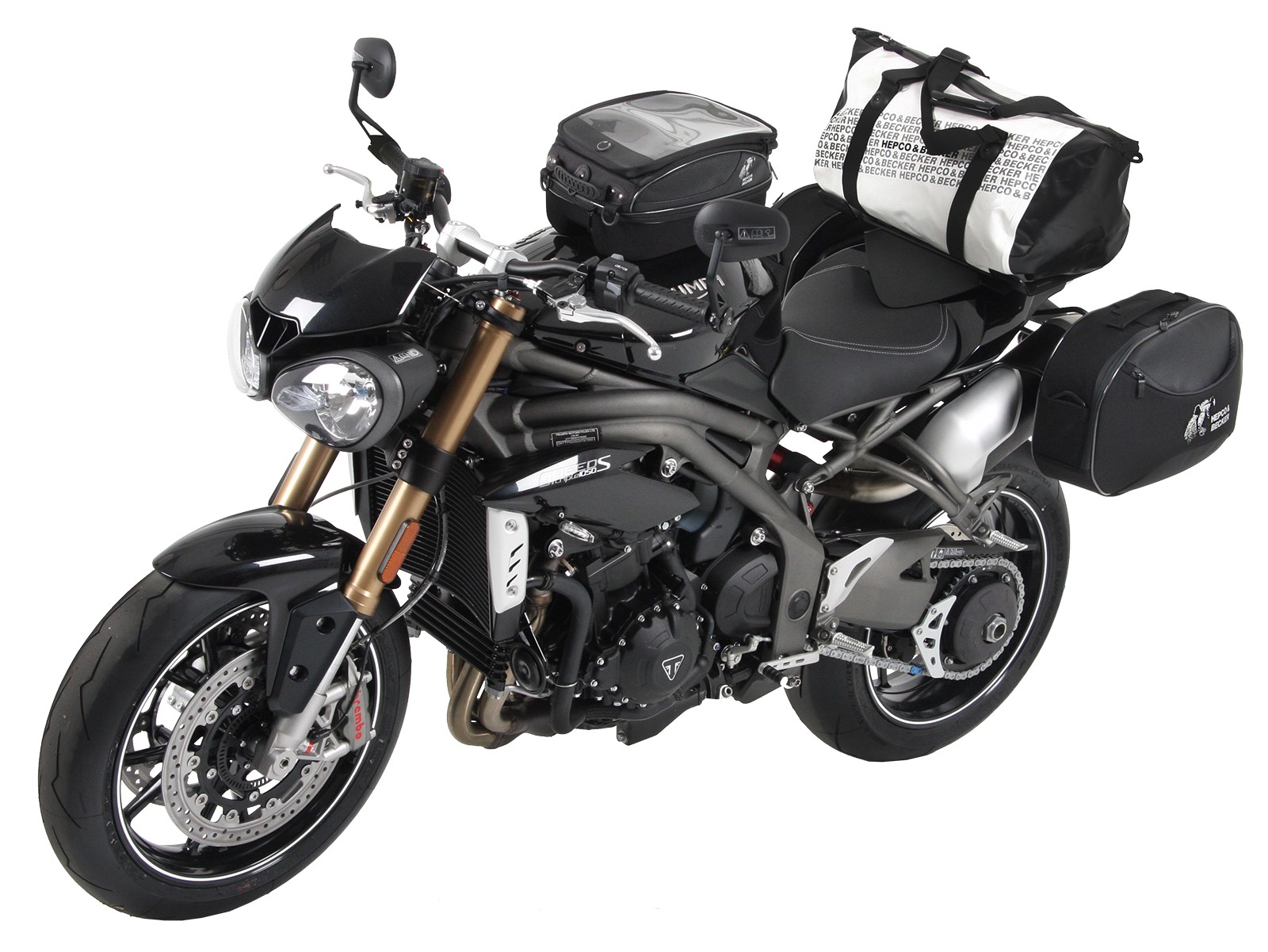 Hepco en Becker bagage drager Triumph Speed Triple 1050 2016-2019 Sportrack 