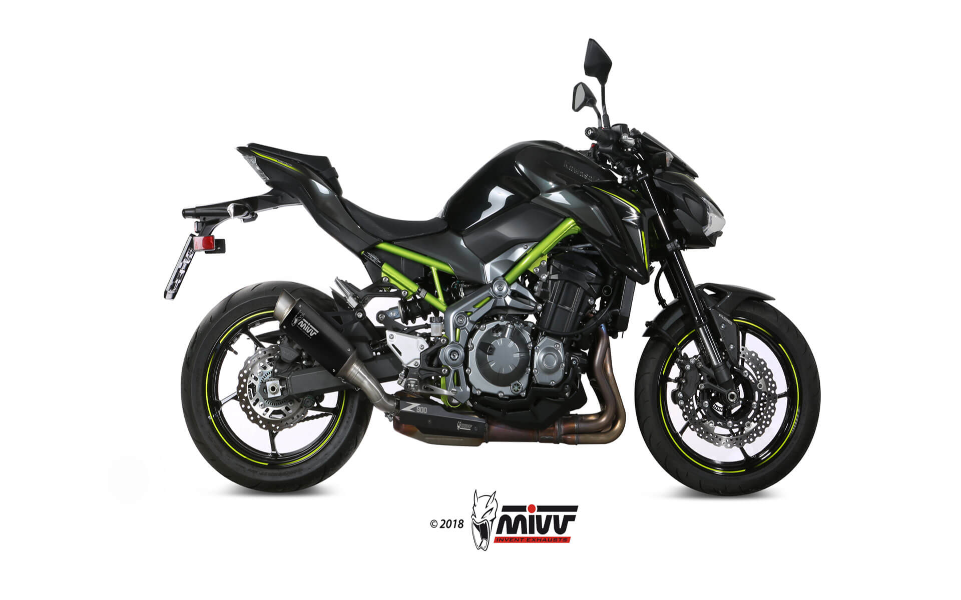 MIVV GP Pro Slip On uitlaat Kawasaki Z900 (2017-2019) BI-1088649002 1