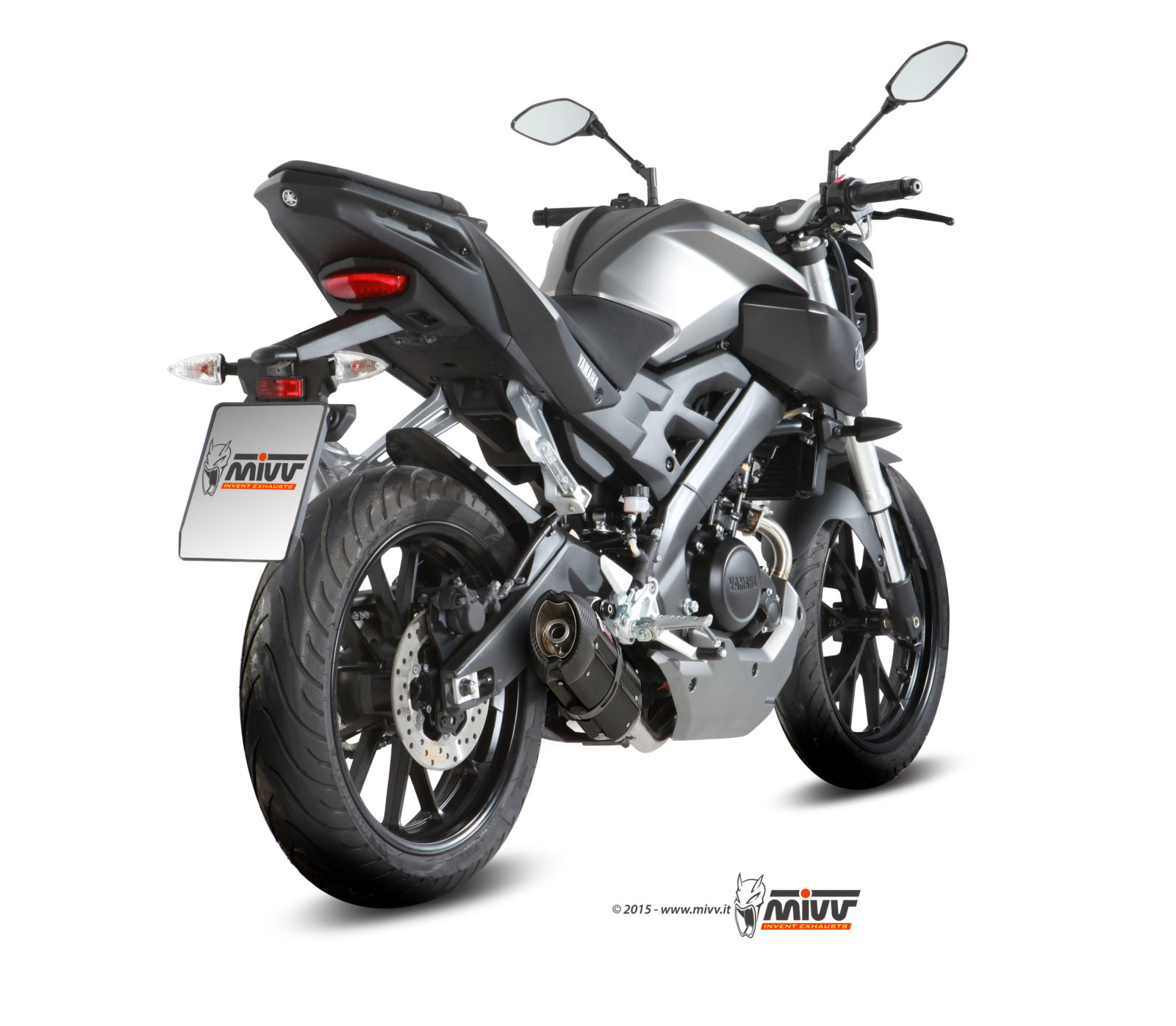 MIVV Suono compleet uitlaatsysteem Yamaha MT125 / YZF-R125 (2014-2019) BI-1088207001 3